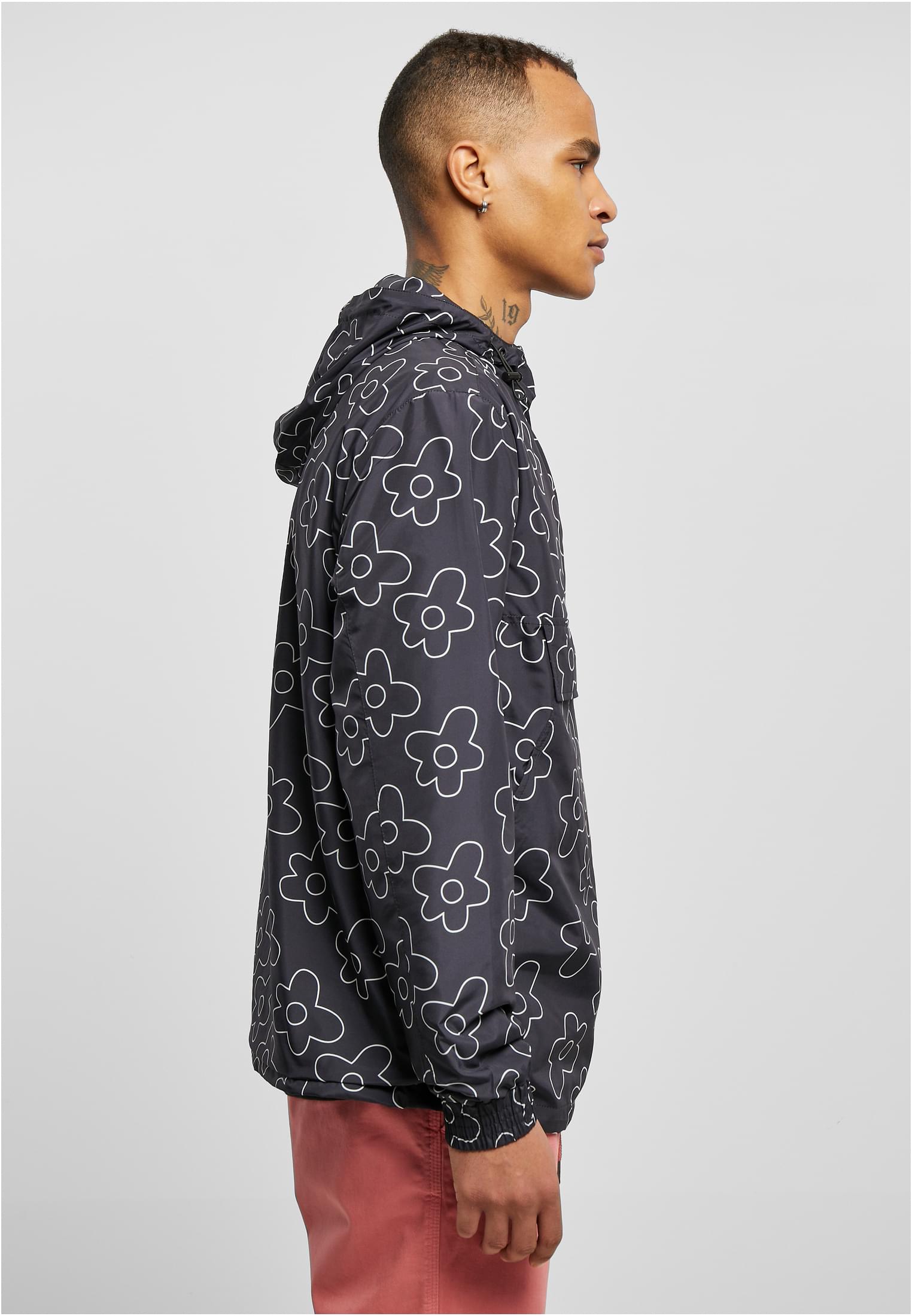 Urban Classics Giacca Flower AOP Pull Over