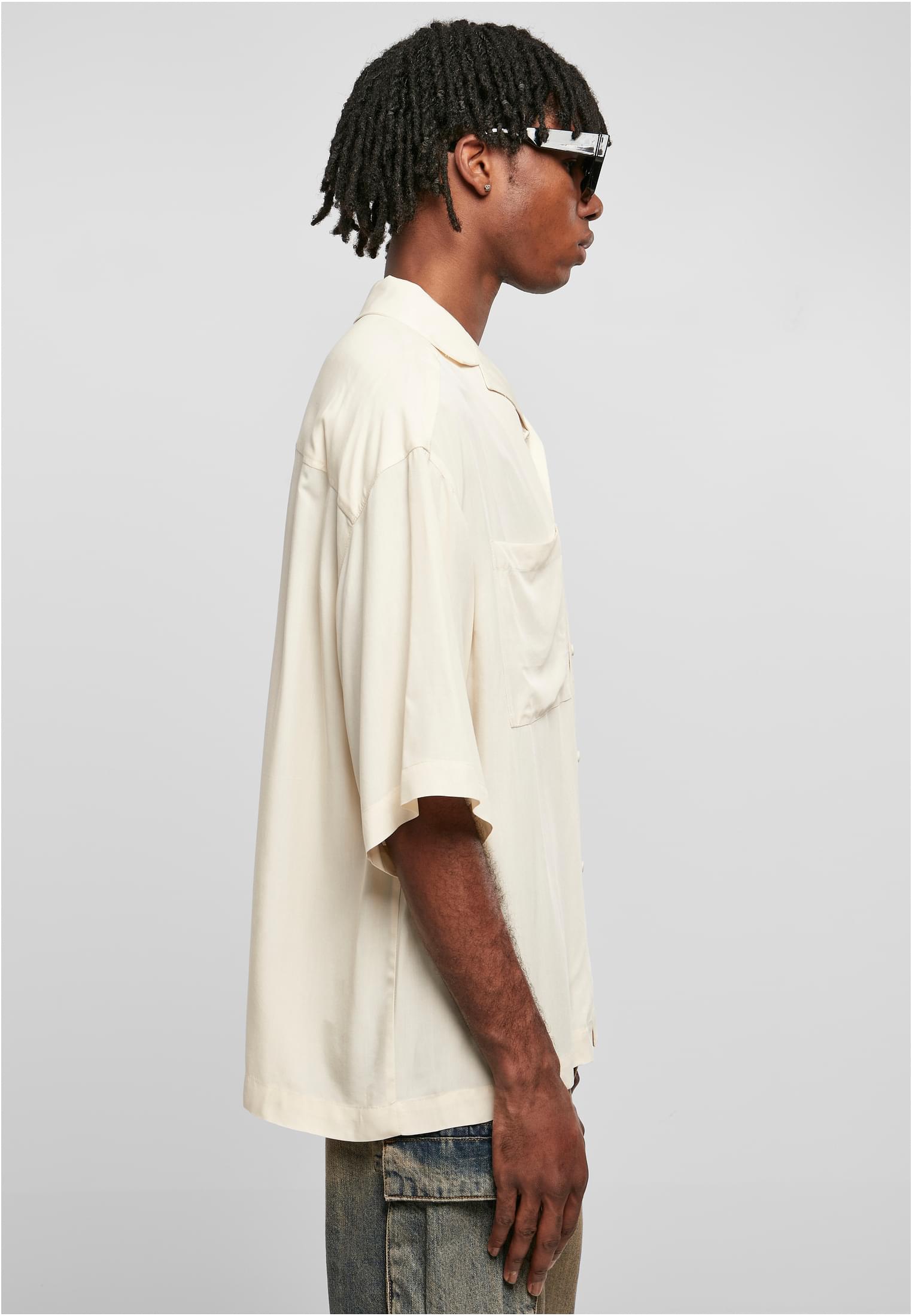 UC Men Camicia Oversized Resort whitesand