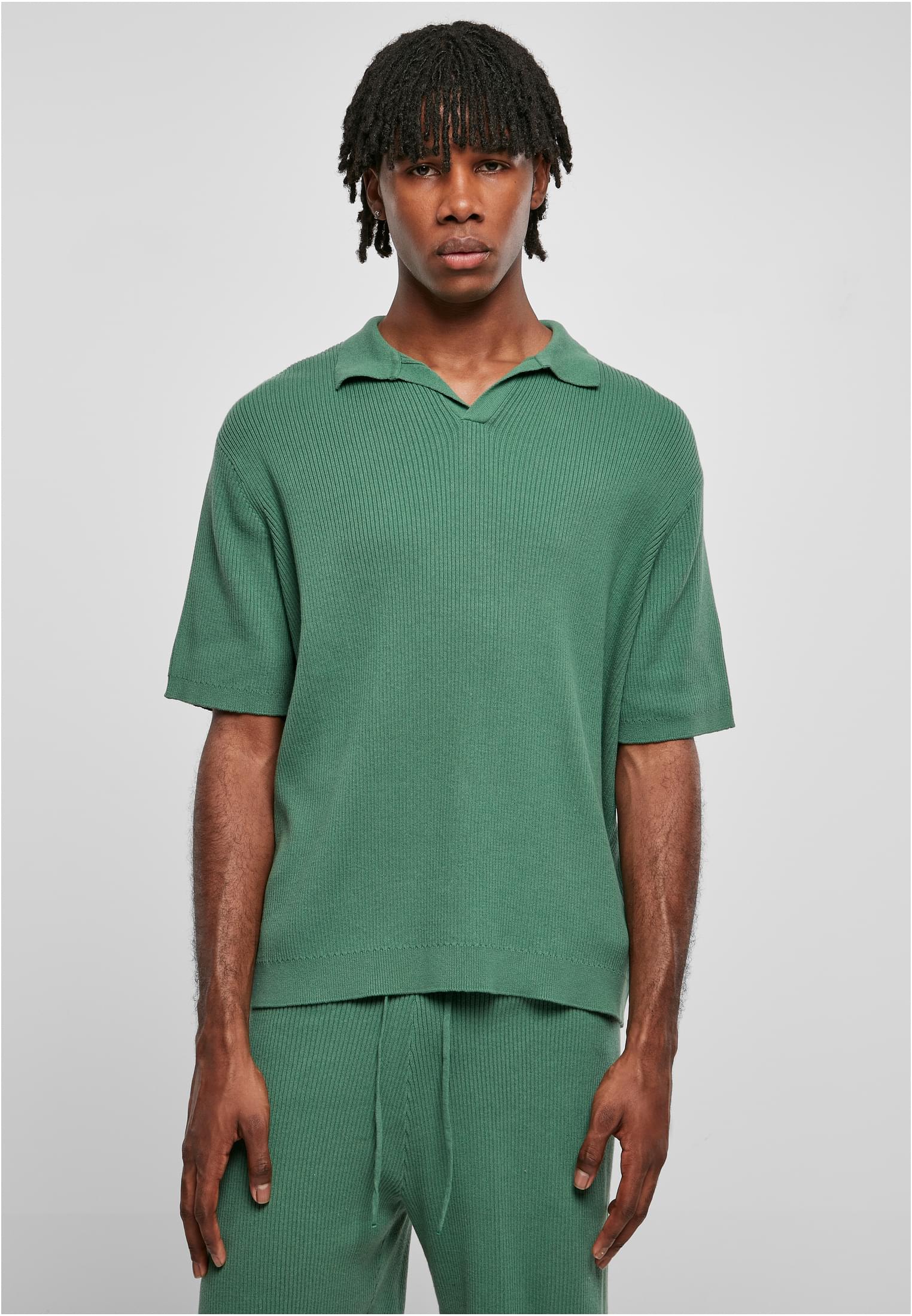UC Men Camicia Ribbed Oversized leaf