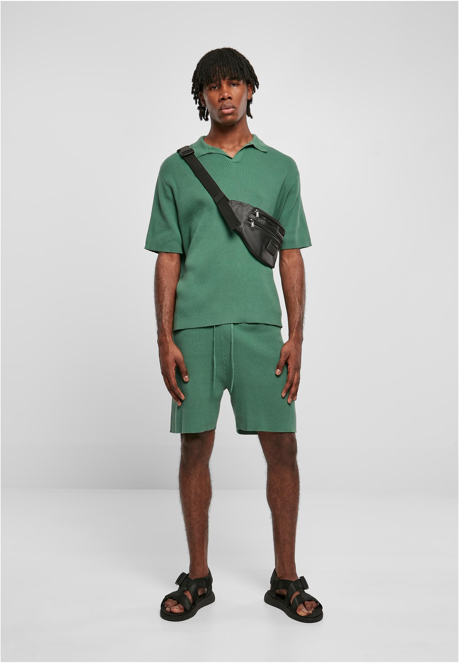 UC Men Camicia Ribbed Oversized leaf