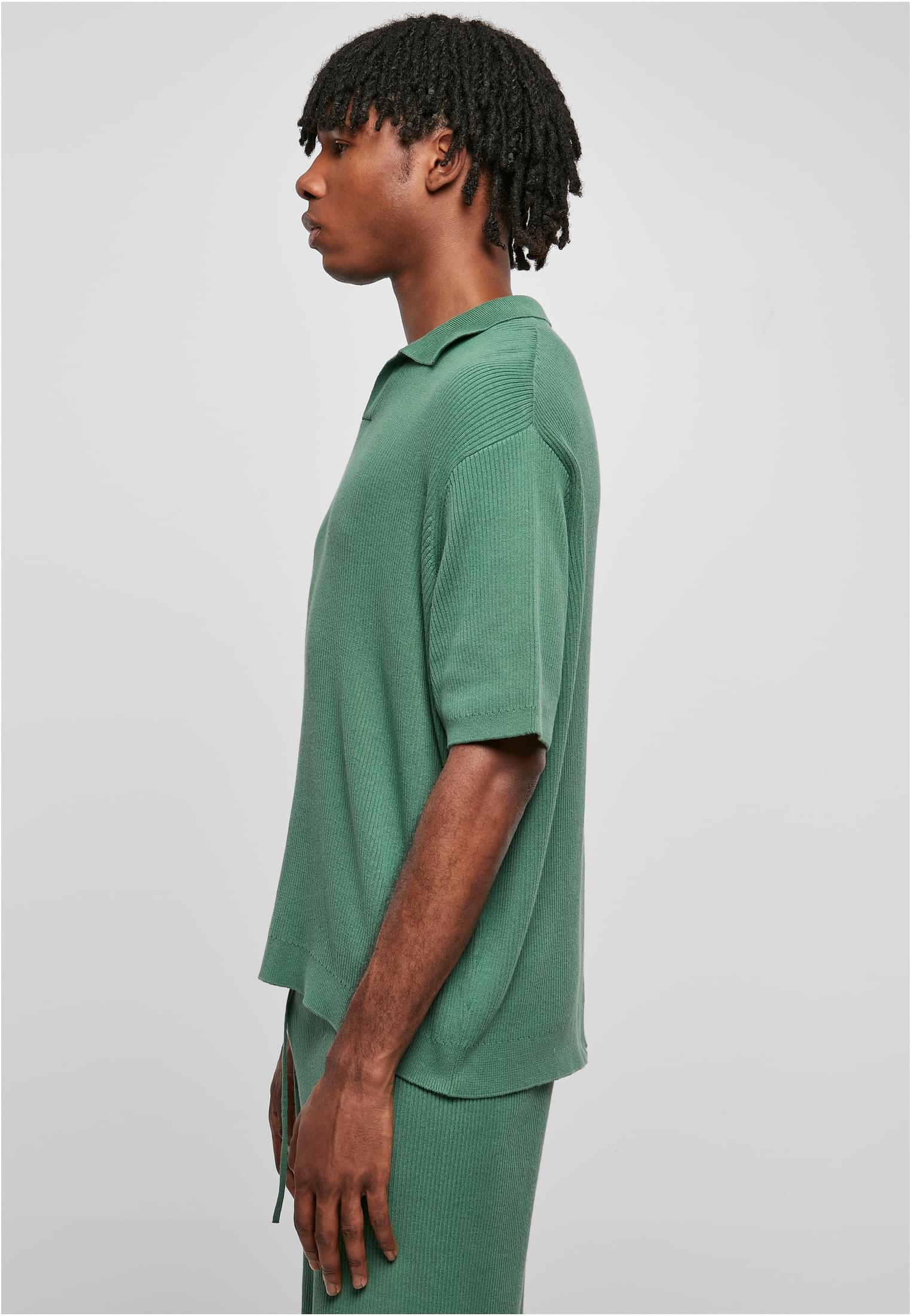 UC Men Camicia Ribbed Oversized leaf