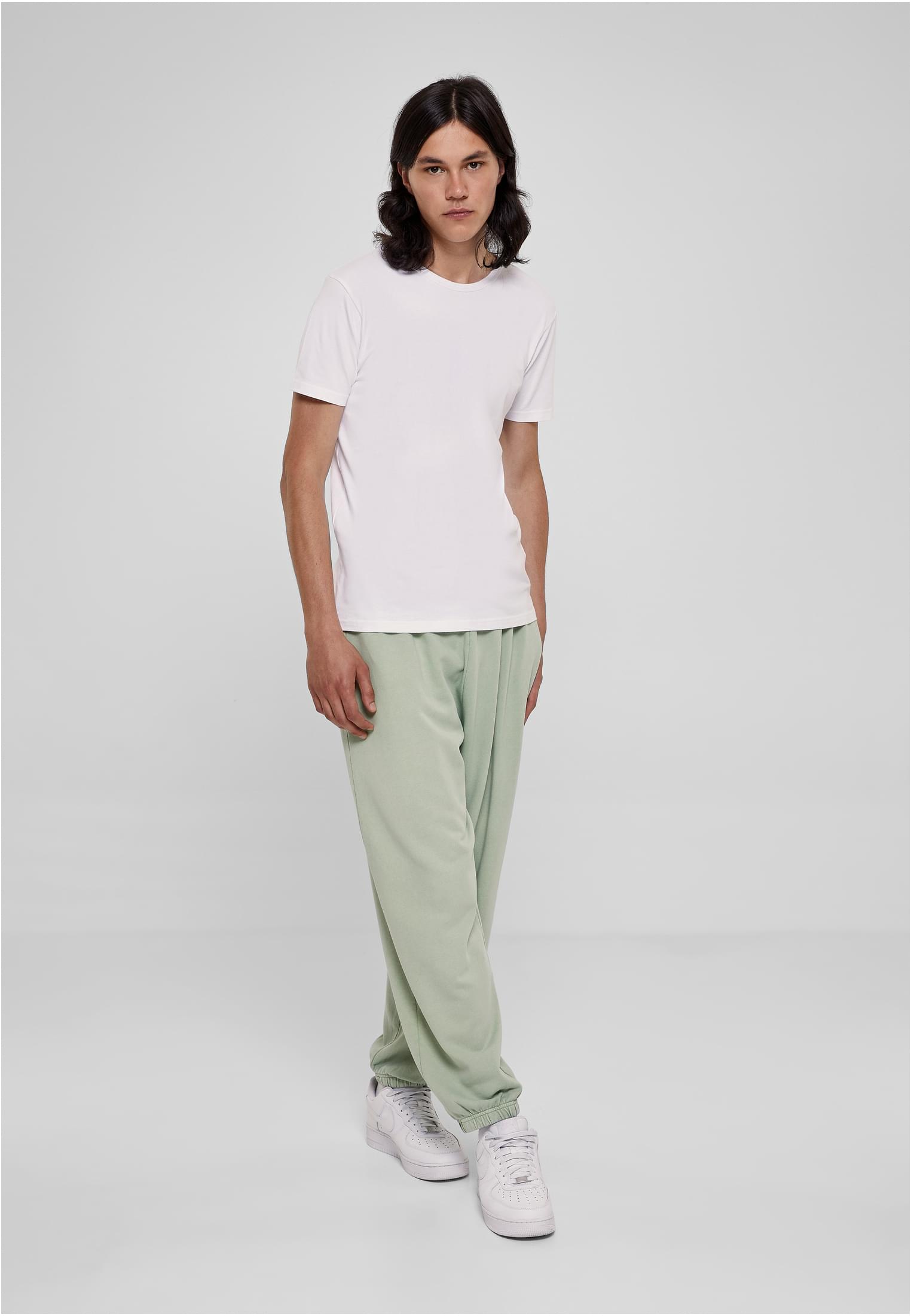 Urban Classics Pantaloni della tuta Acid Wash vintagegreen