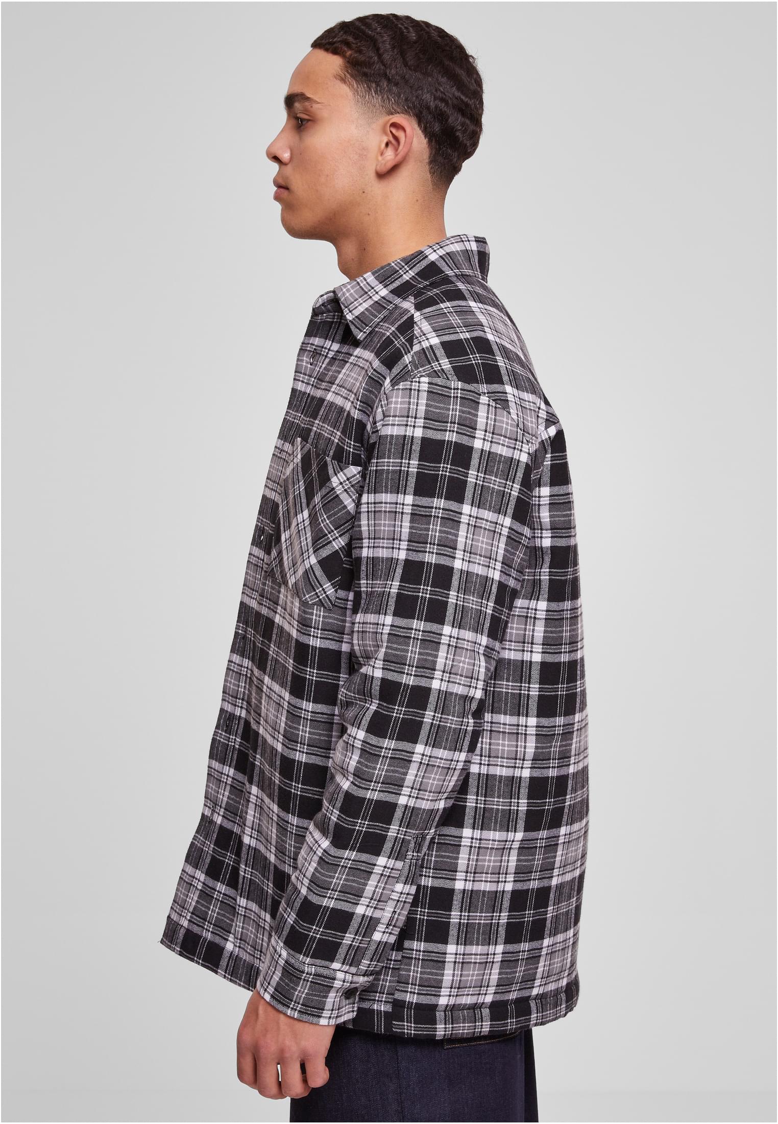 Padded checked outlet jacket