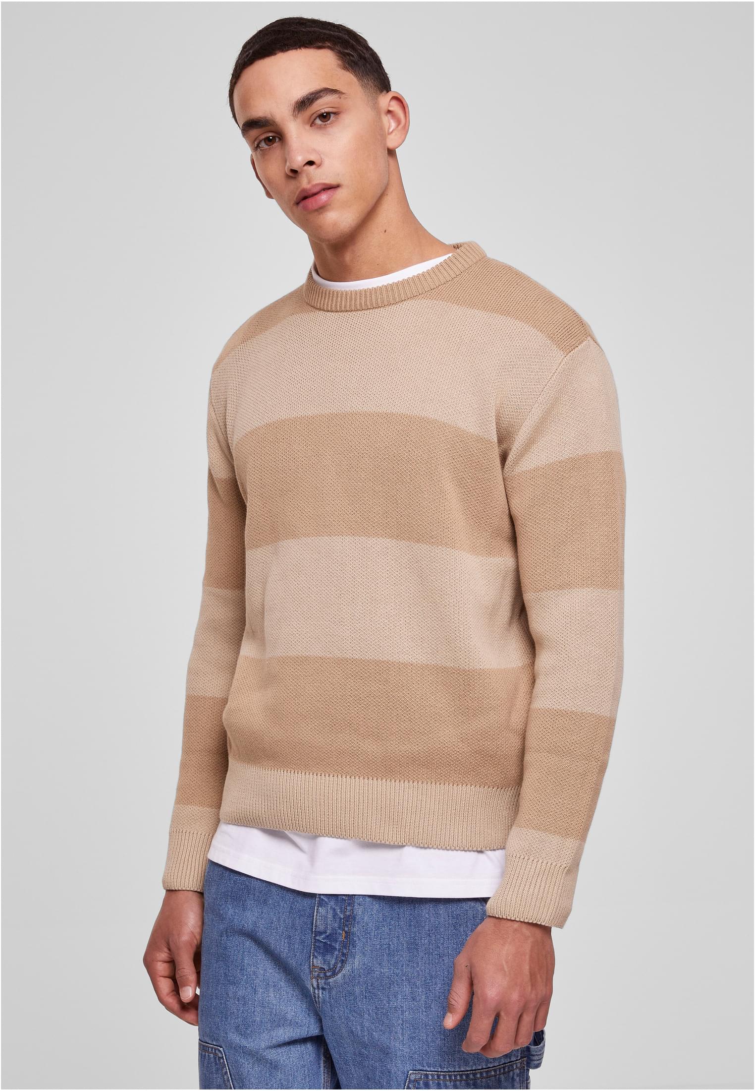 Urban Classics Felpa Heavy Oversized Striped warmsand/wetsand