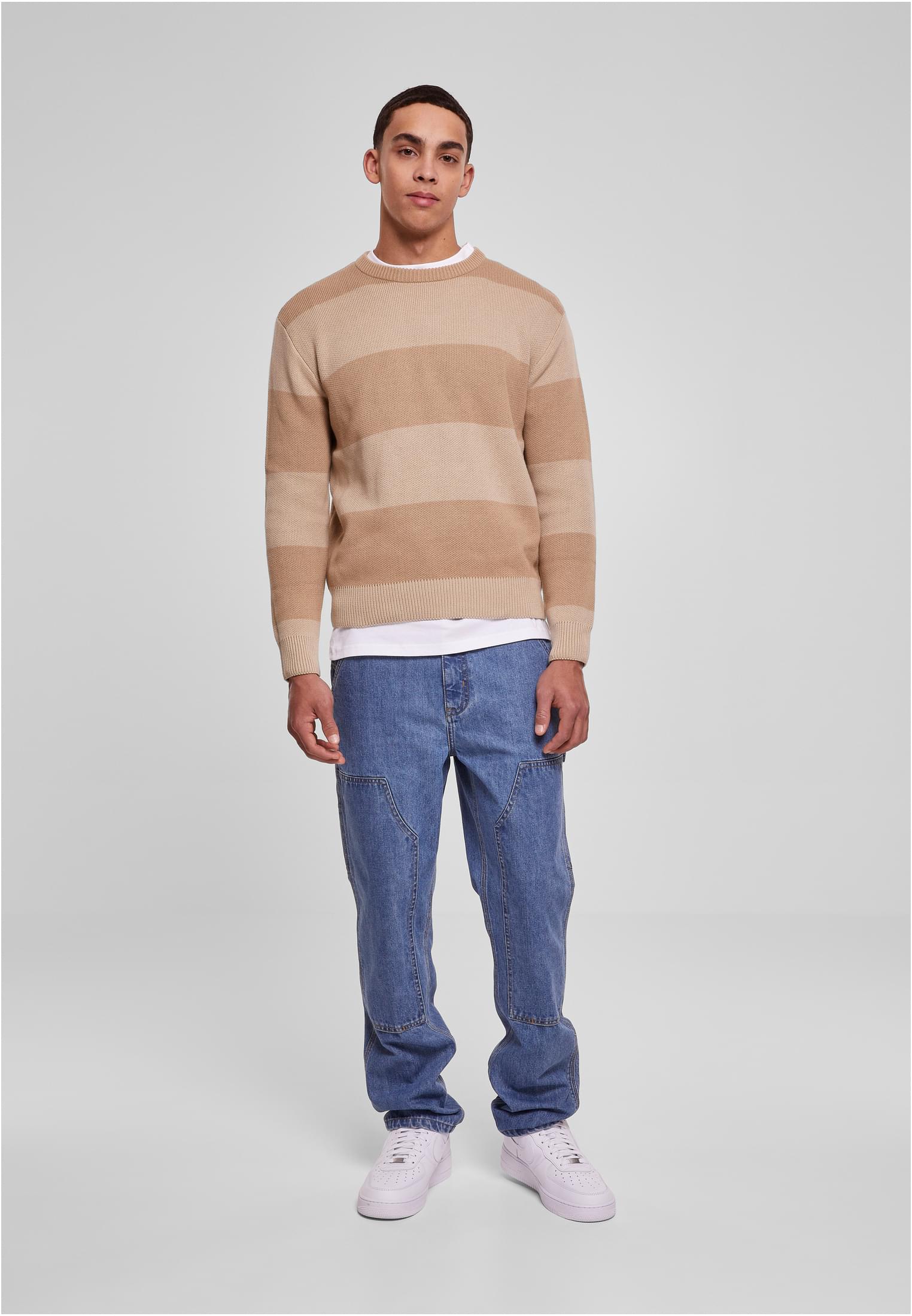 Urban Classics Felpa Heavy Oversized Striped warmsand/wetsand