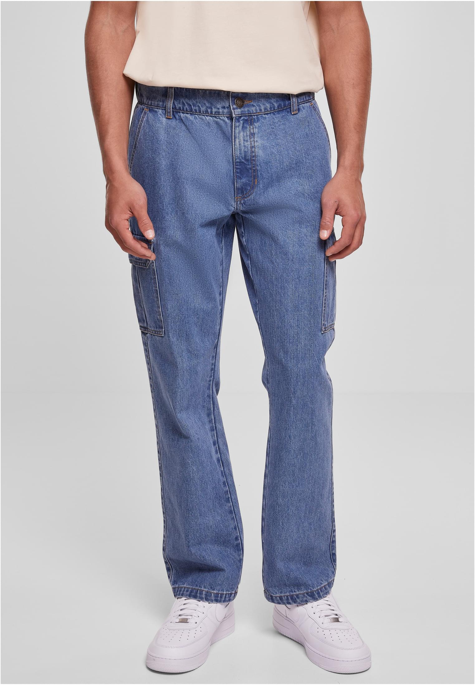 Urban Classics Jeans Straight Leg Cargo washed