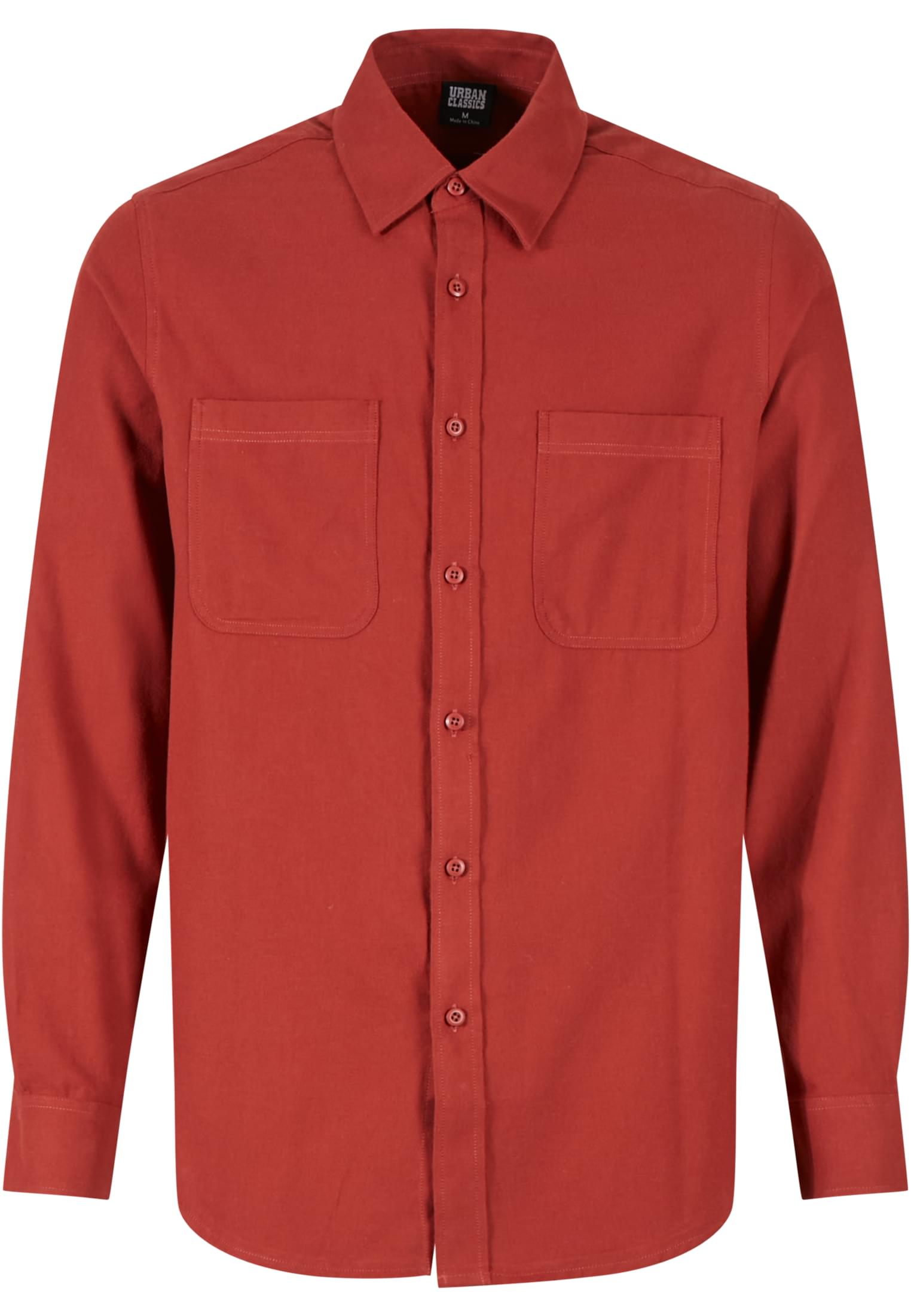 Urban Classics Camicia Flanell darkrust
