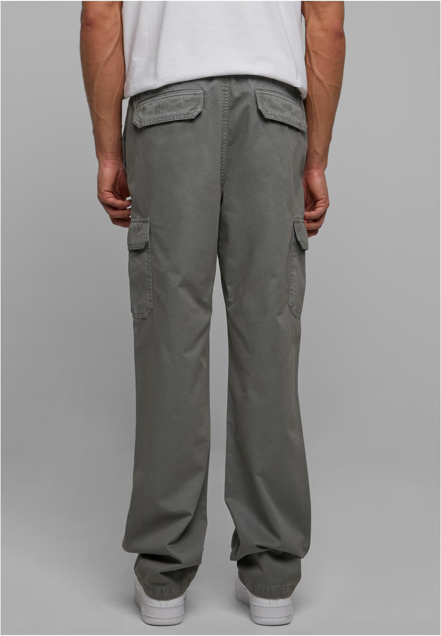 UC Men Pantaloni Cotton Cargo asphalt