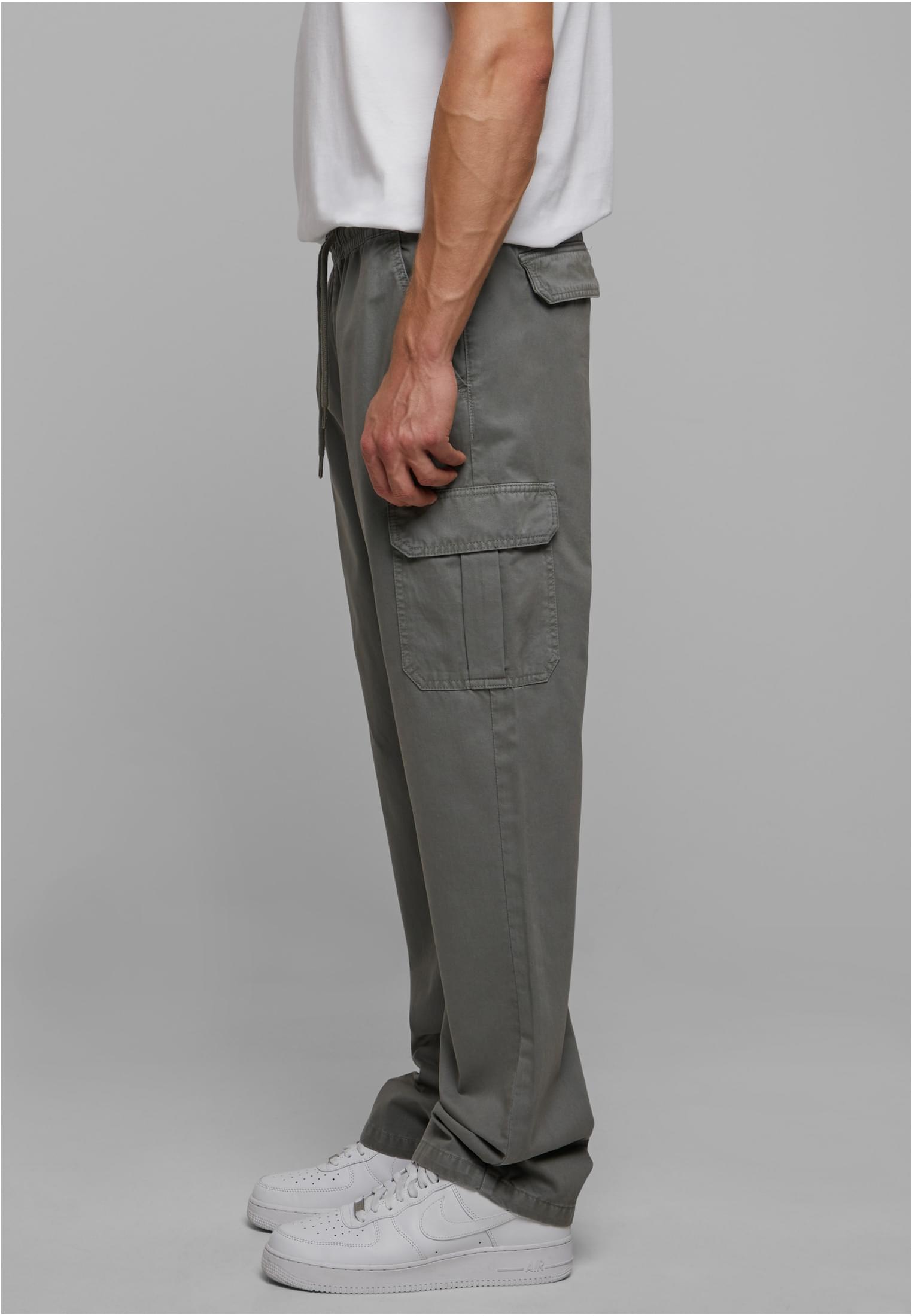 UC Men Pantaloni Cotton Cargo asphalt