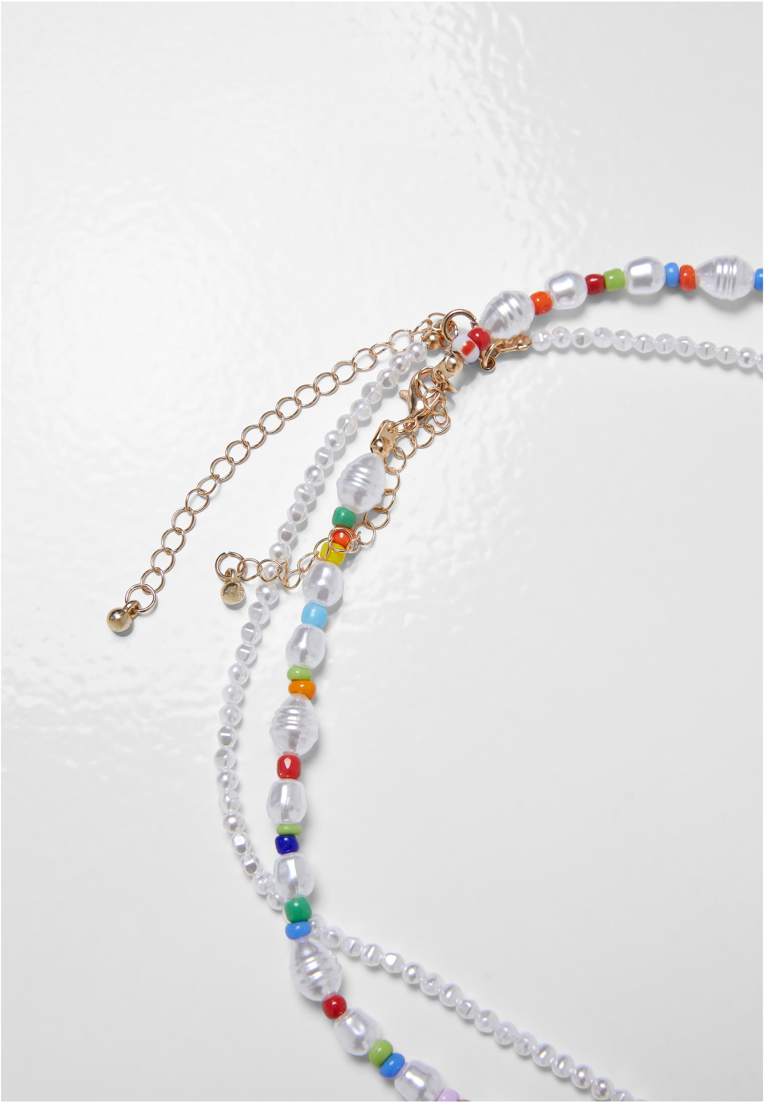 Set-TB6489 Various Layering and Anklet Necklace Pearl
