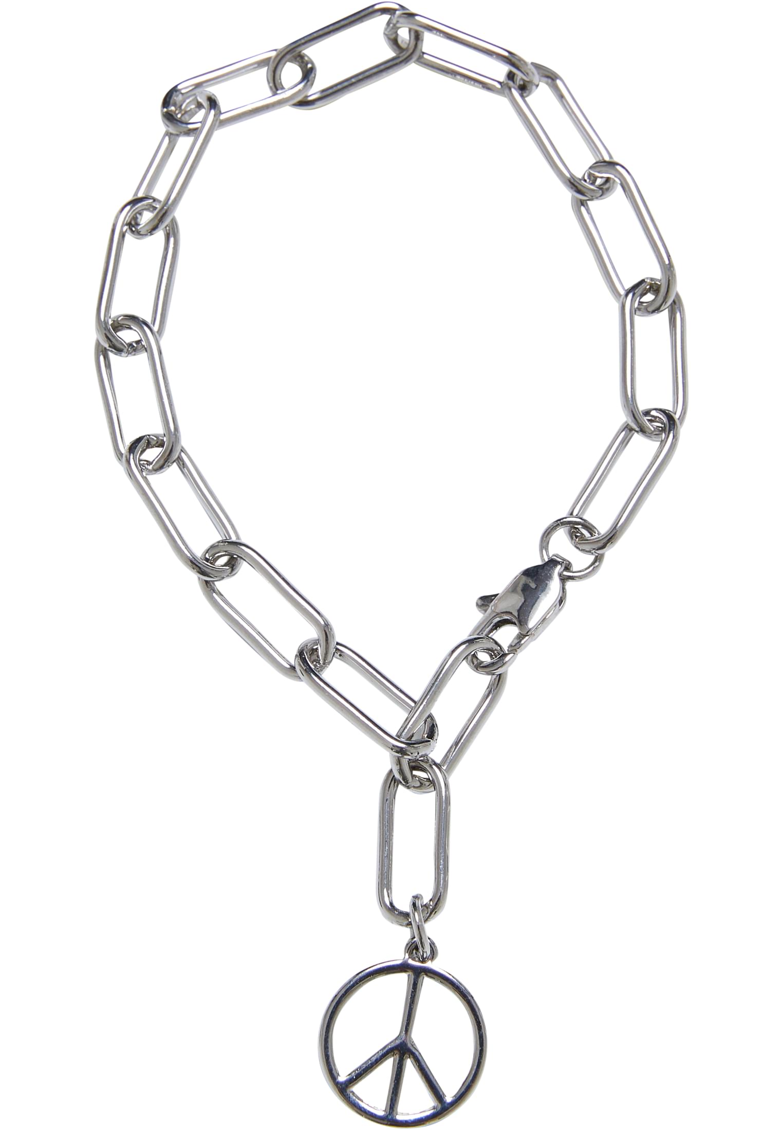 Peace Pendant Bracelet-TB6508 And Y Chain Necklace