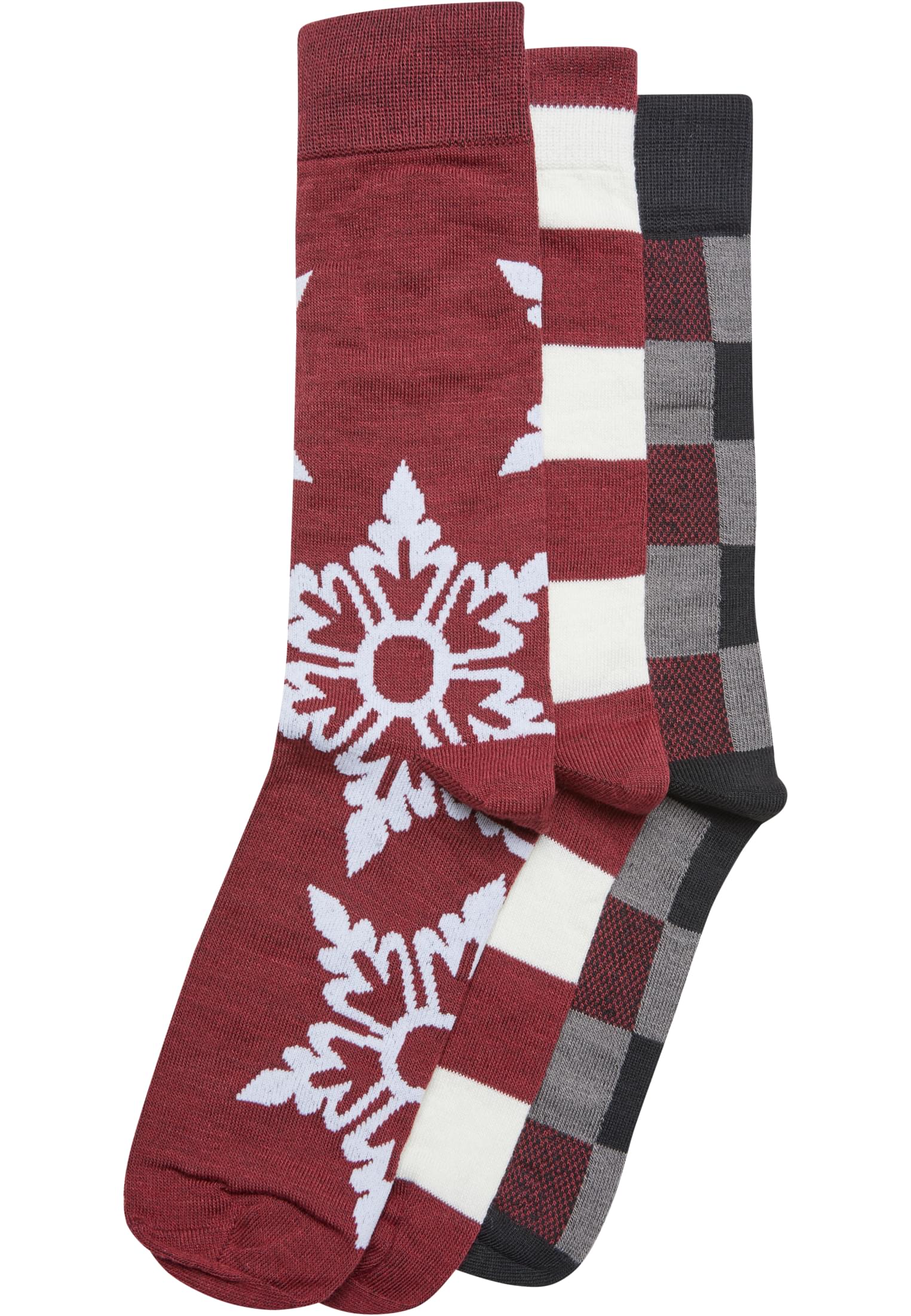 Urban Classics Calze Christmas Snowflakes