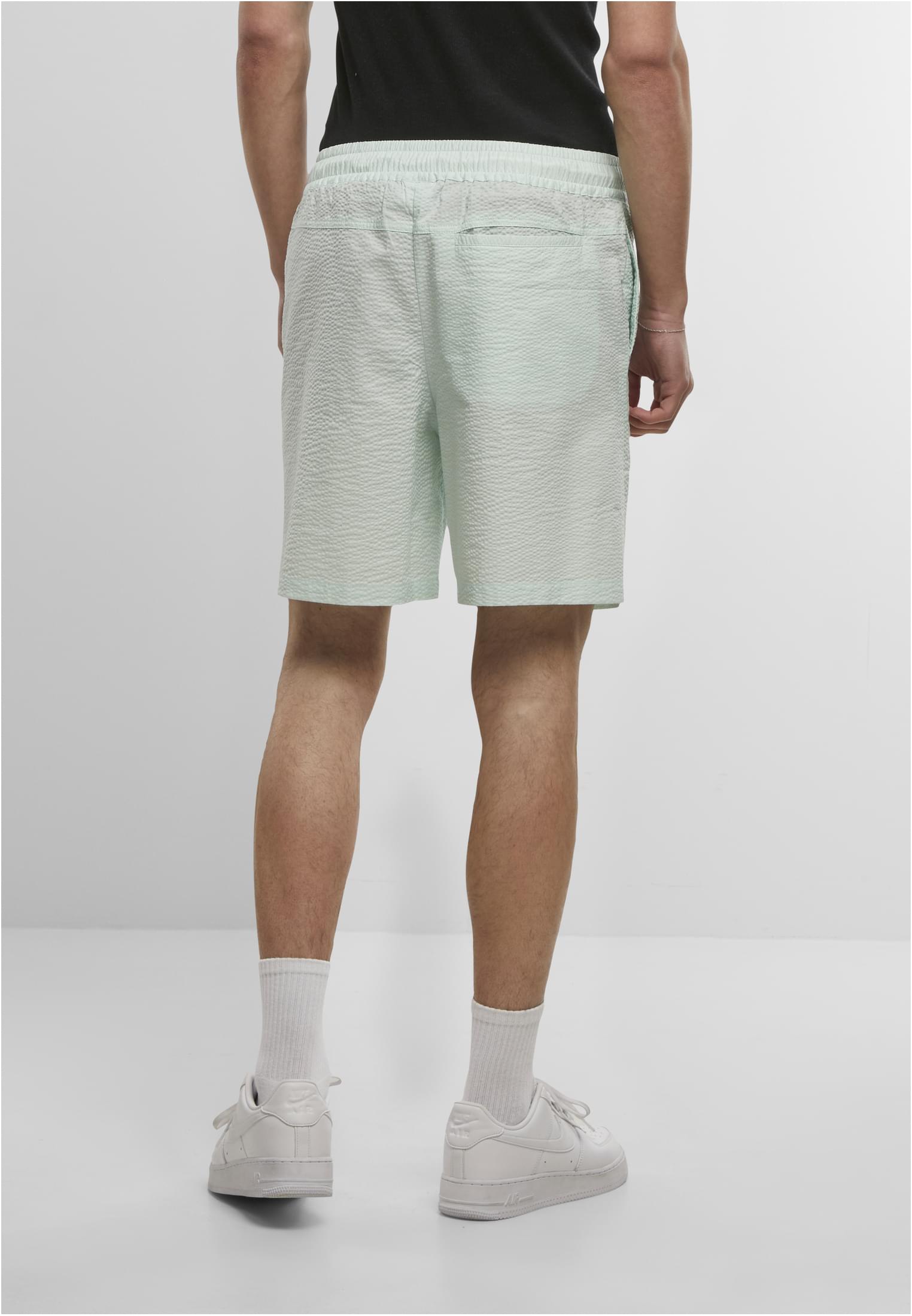 UC Men Pantaloncini Basic Seersucker frostmint