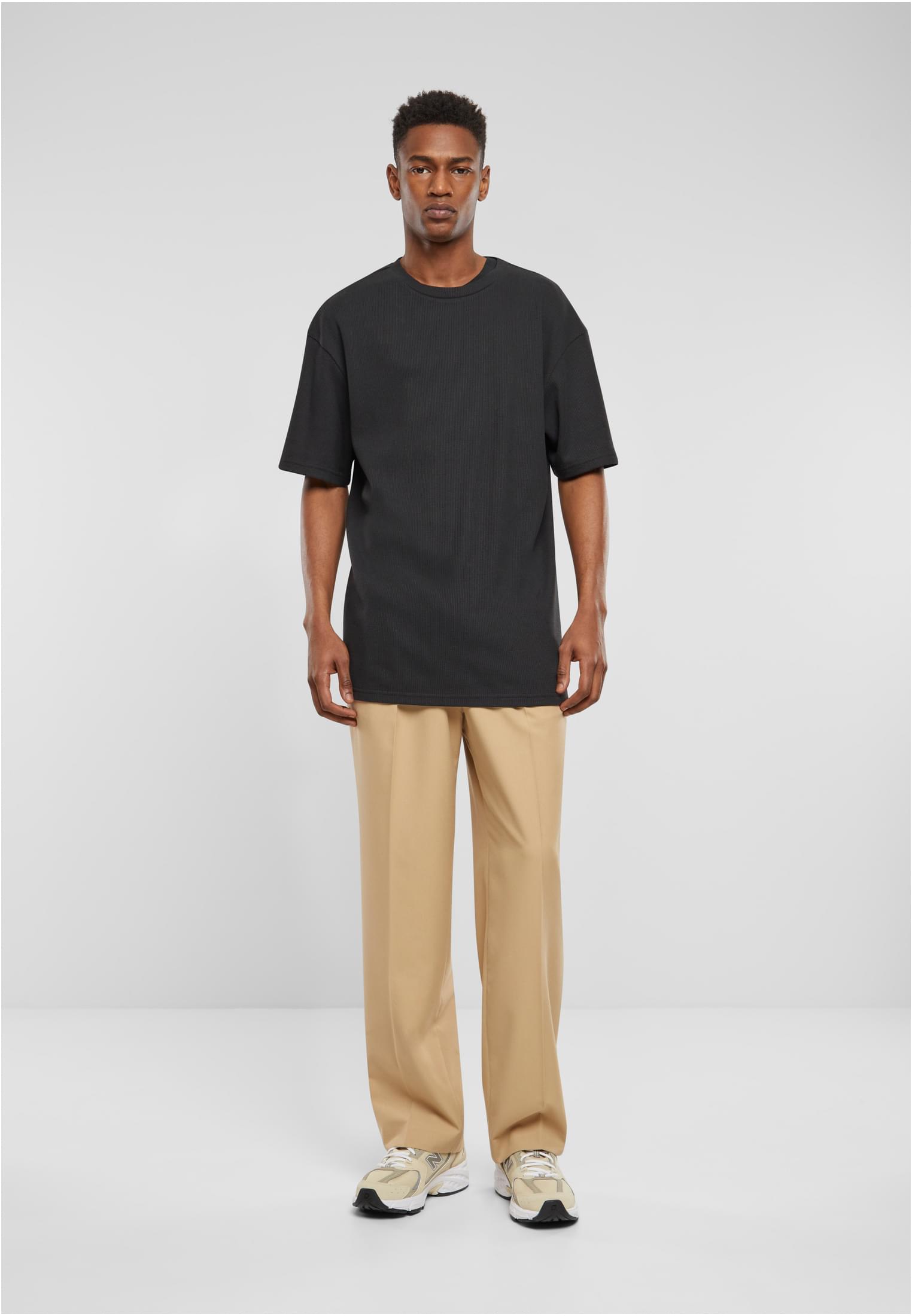 UC Men Pantaloni Double Pleated unionbeige