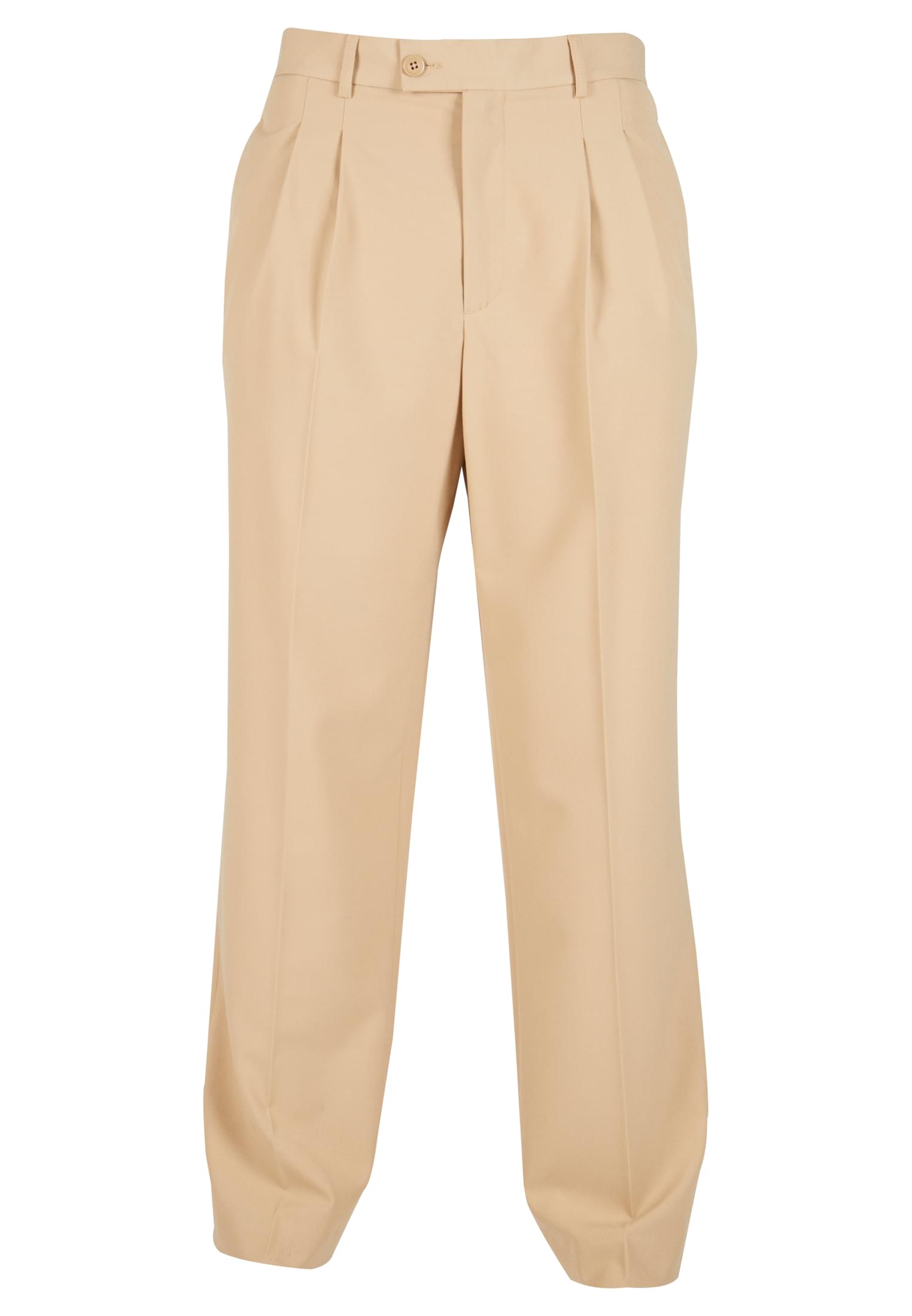 UC Men Pantaloni Double Pleated unionbeige