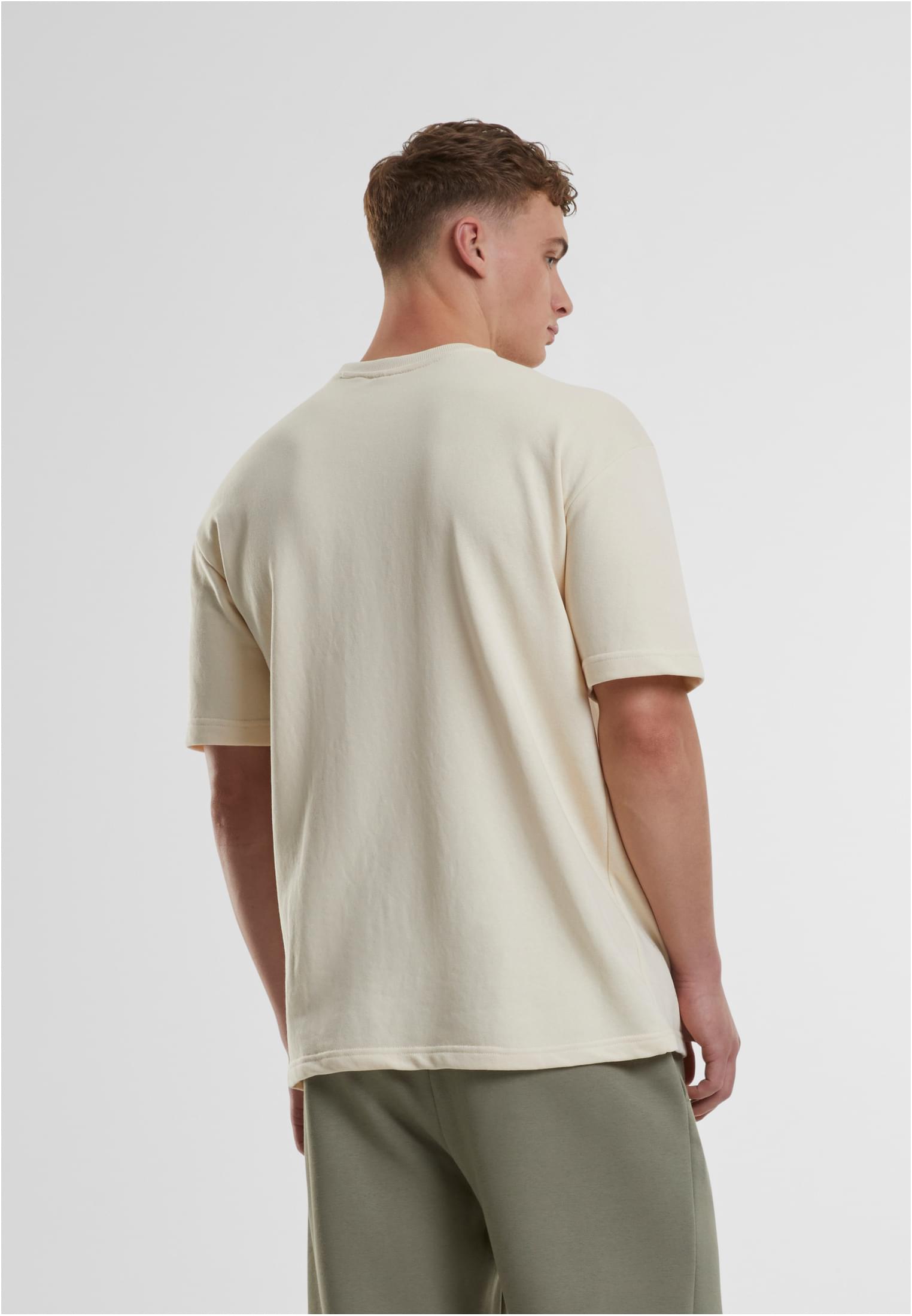 UC Men Maglietta Light Terry Crew whitesand