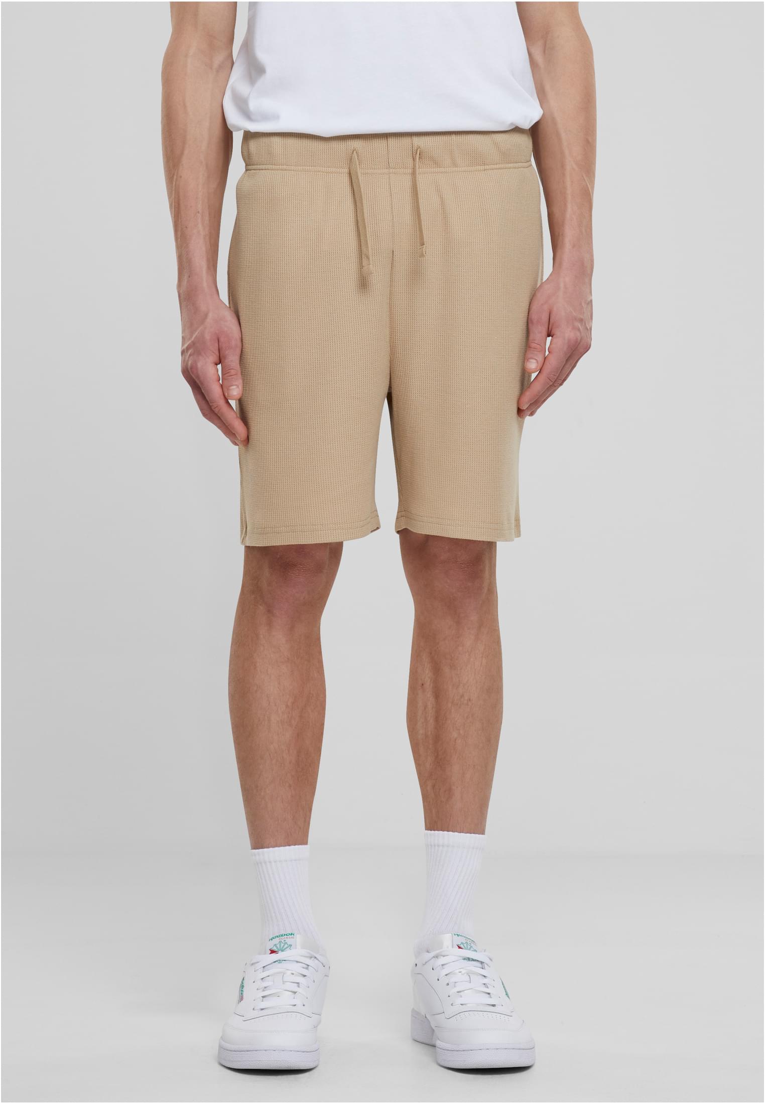 Urban Classics Pantaloncini Waffle Sweat unionbeige