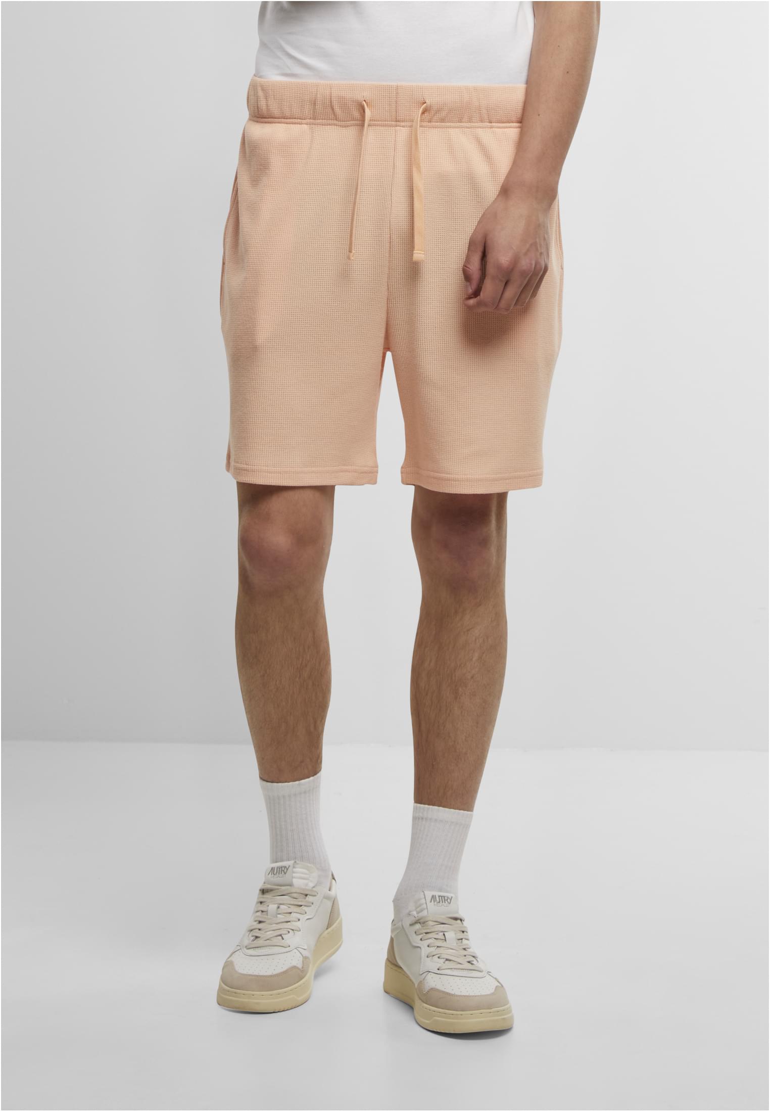 UC Men Pantaloncini Waffle Sweat softapricot