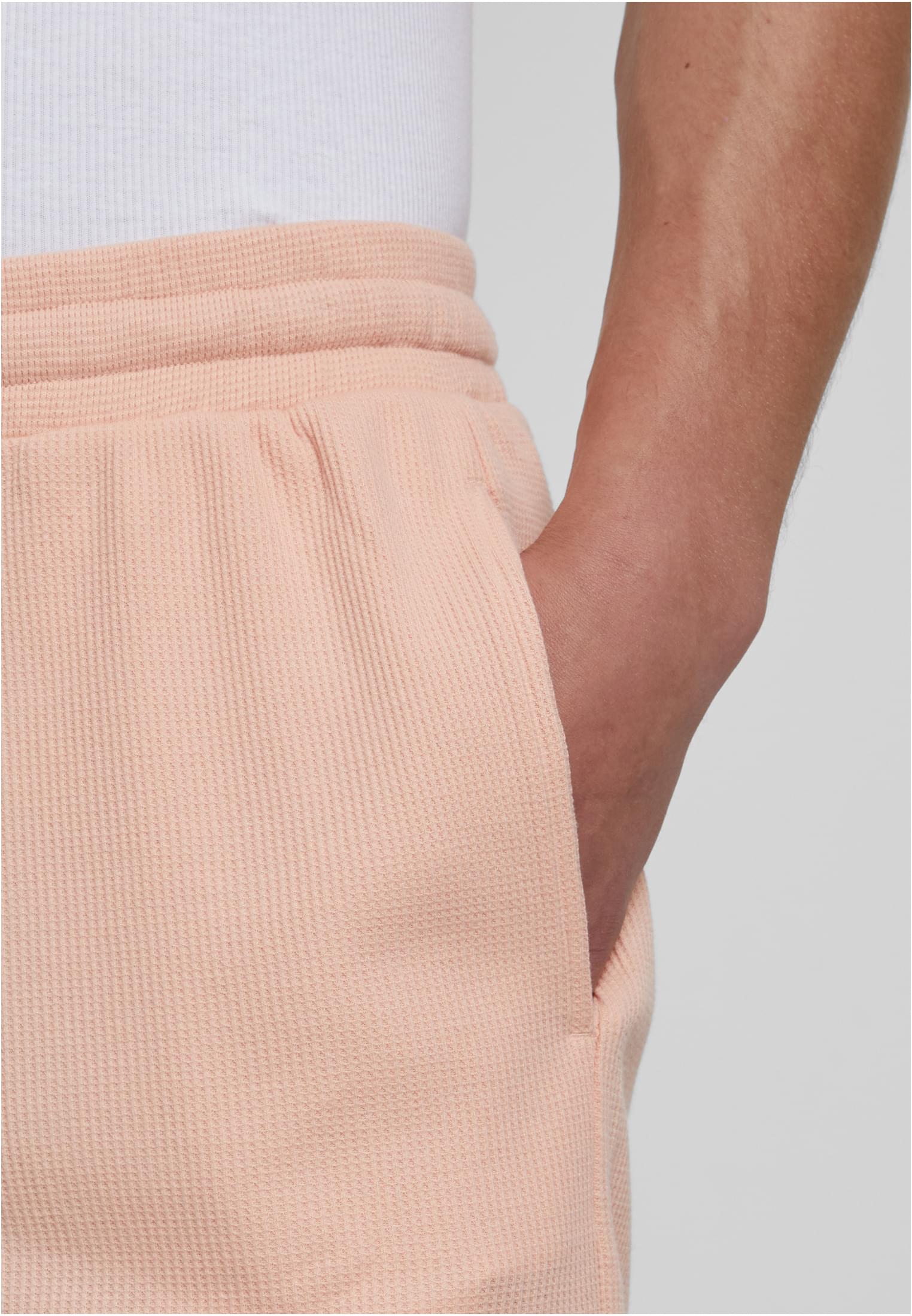 UC Men Pantaloncini Waffle Sweat softapricot