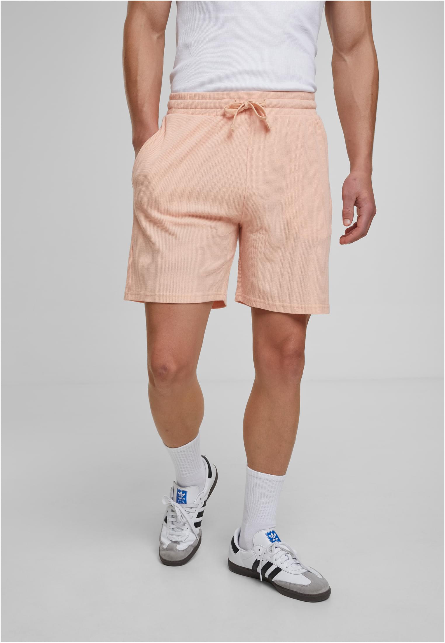 UC Men Pantaloncini Waffle Sweat softapricot