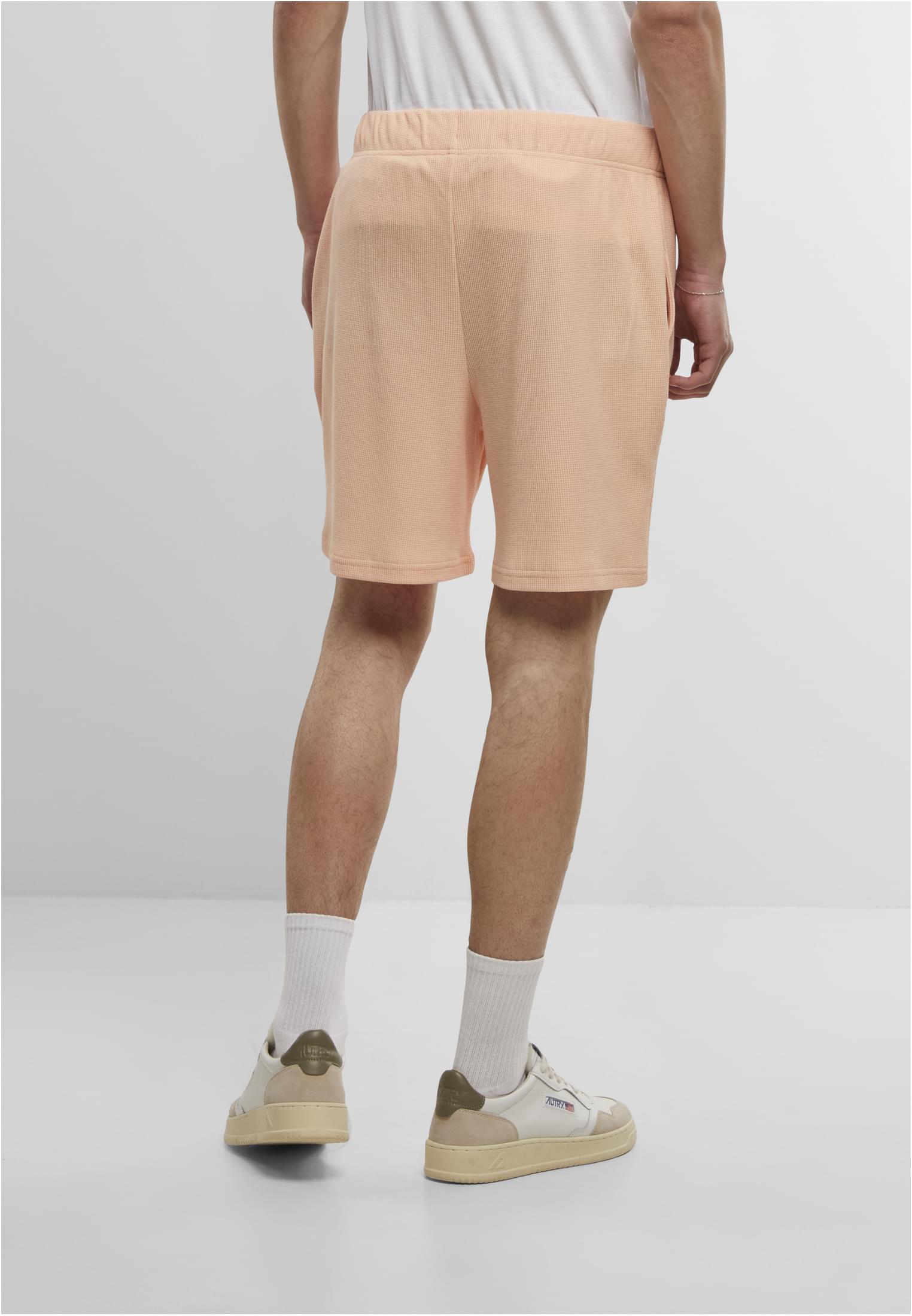 UC Men Pantaloncini Waffle Sweat softapricot