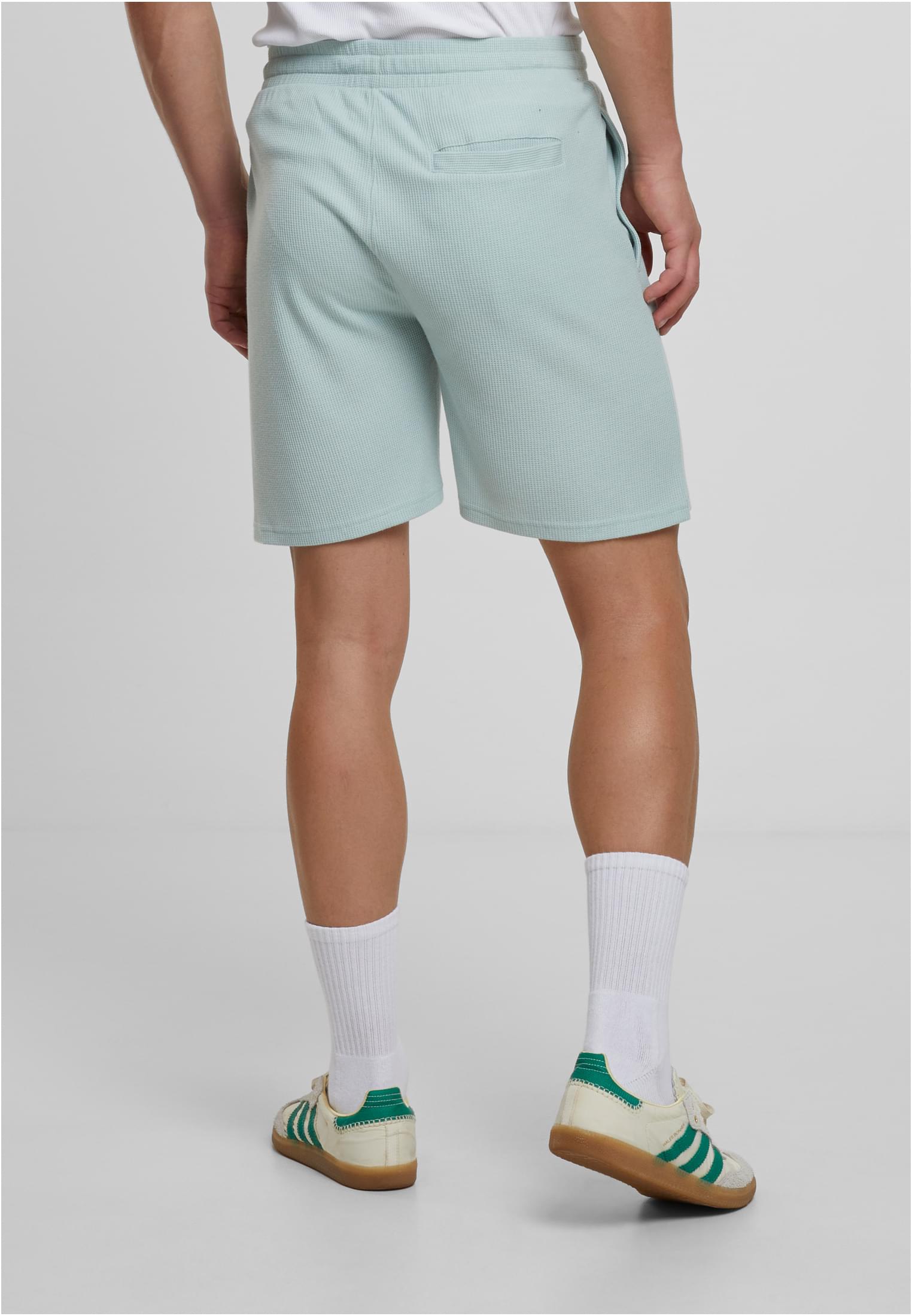 Urban Classics Pantaloncini Waffle Sweat frostmint