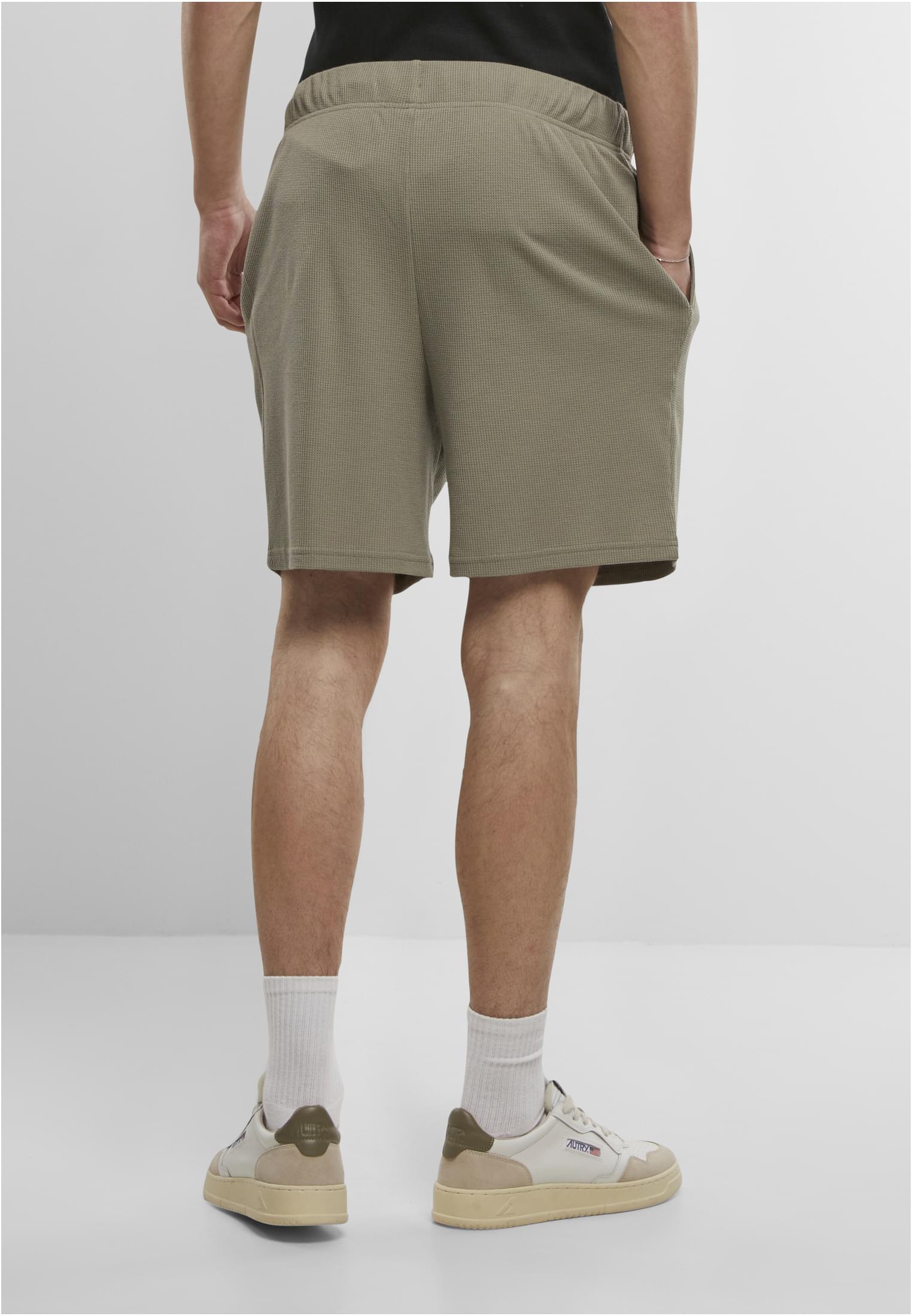 UC Men Pantaloncini Waffle Sweat paleolive