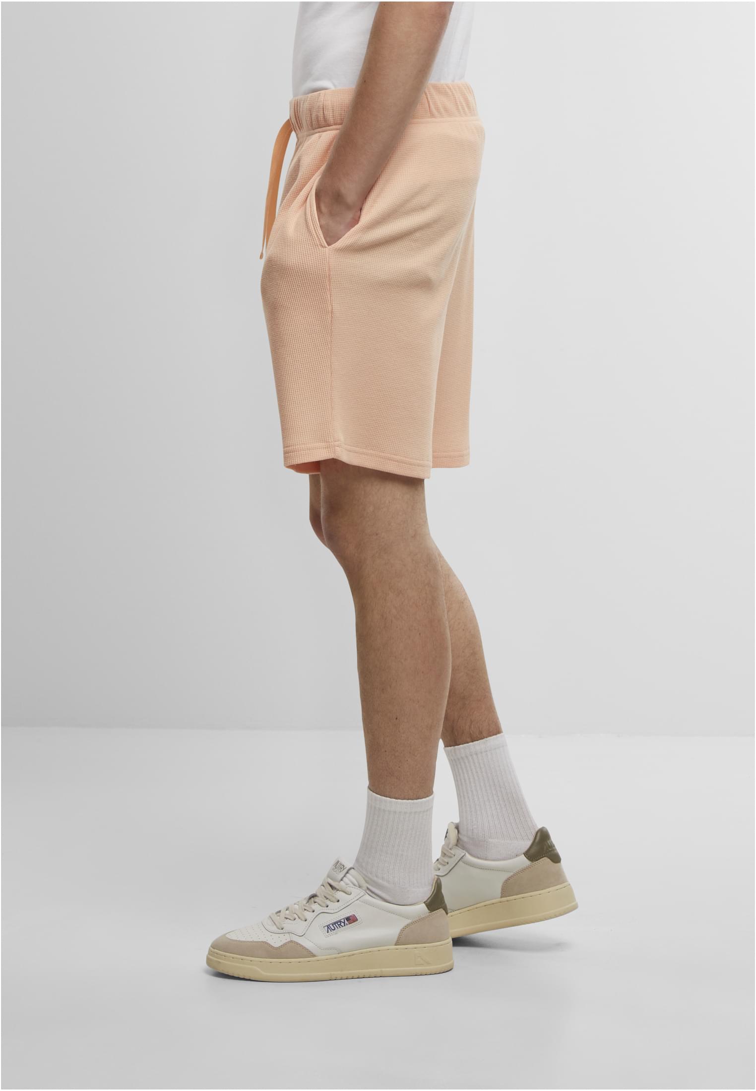 UC Men Pantaloncini Waffle Sweat softapricot