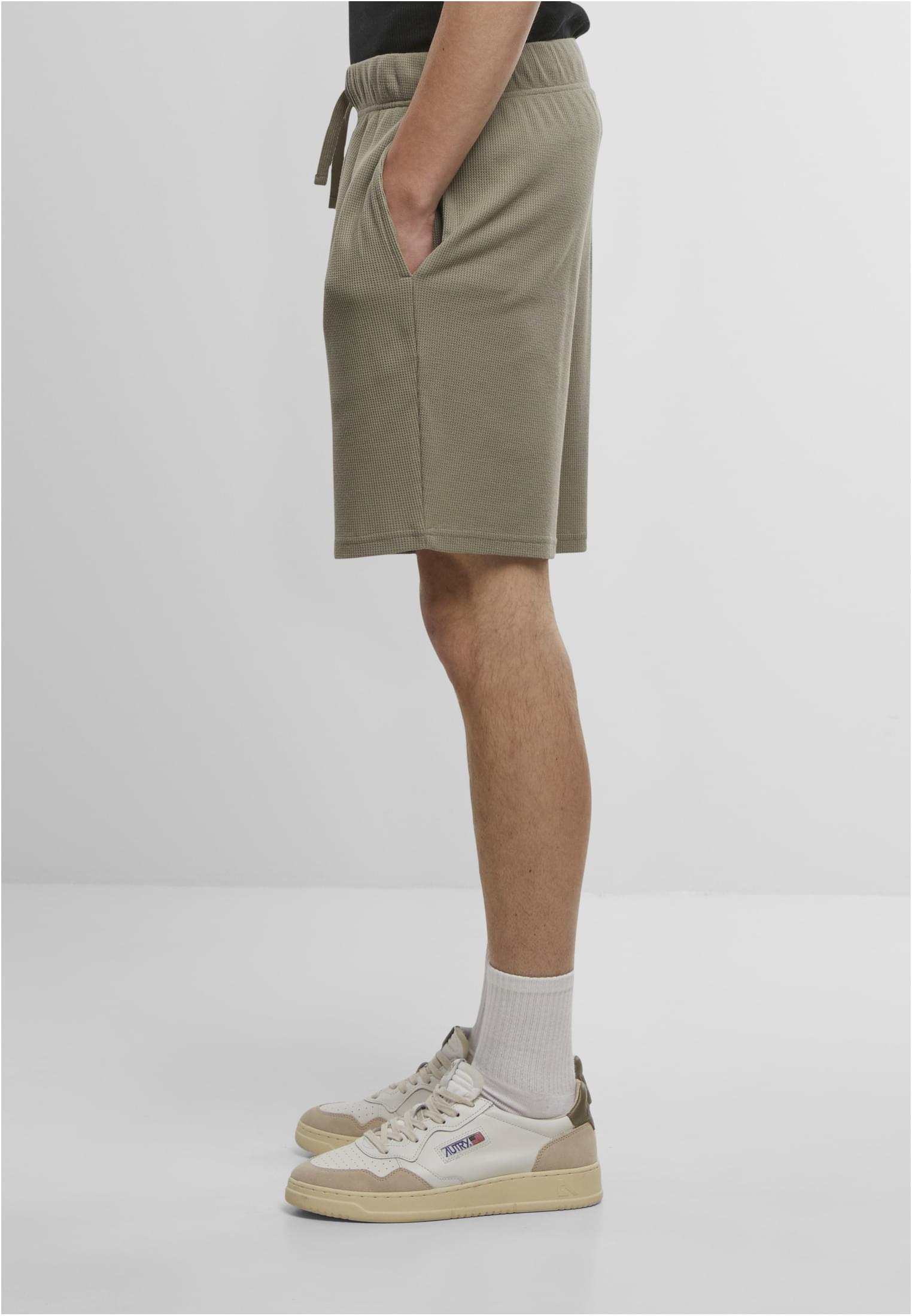 UC Men Pantaloncini Waffle Sweat paleolive