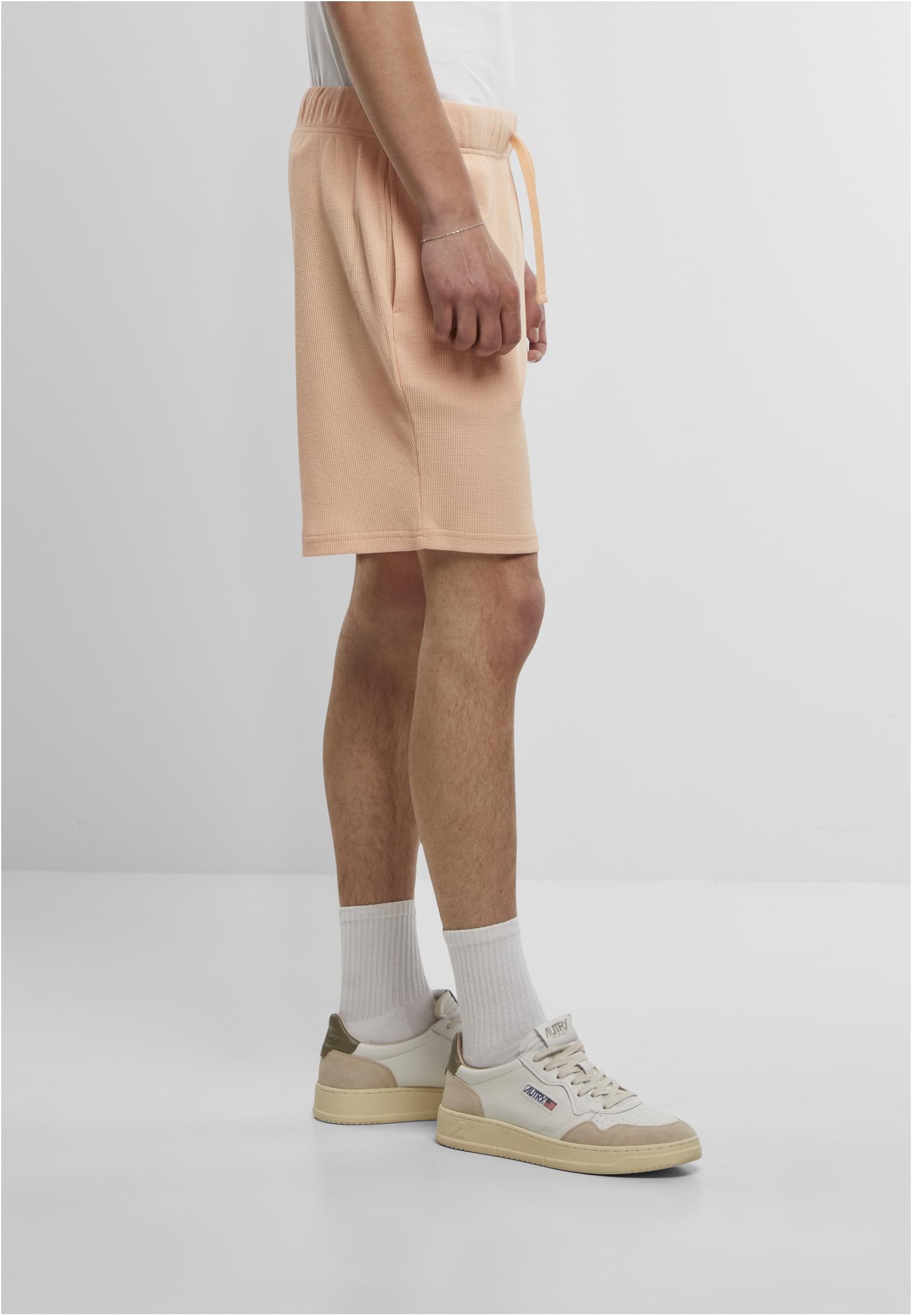 UC Men Pantaloncini Waffle Sweat softapricot