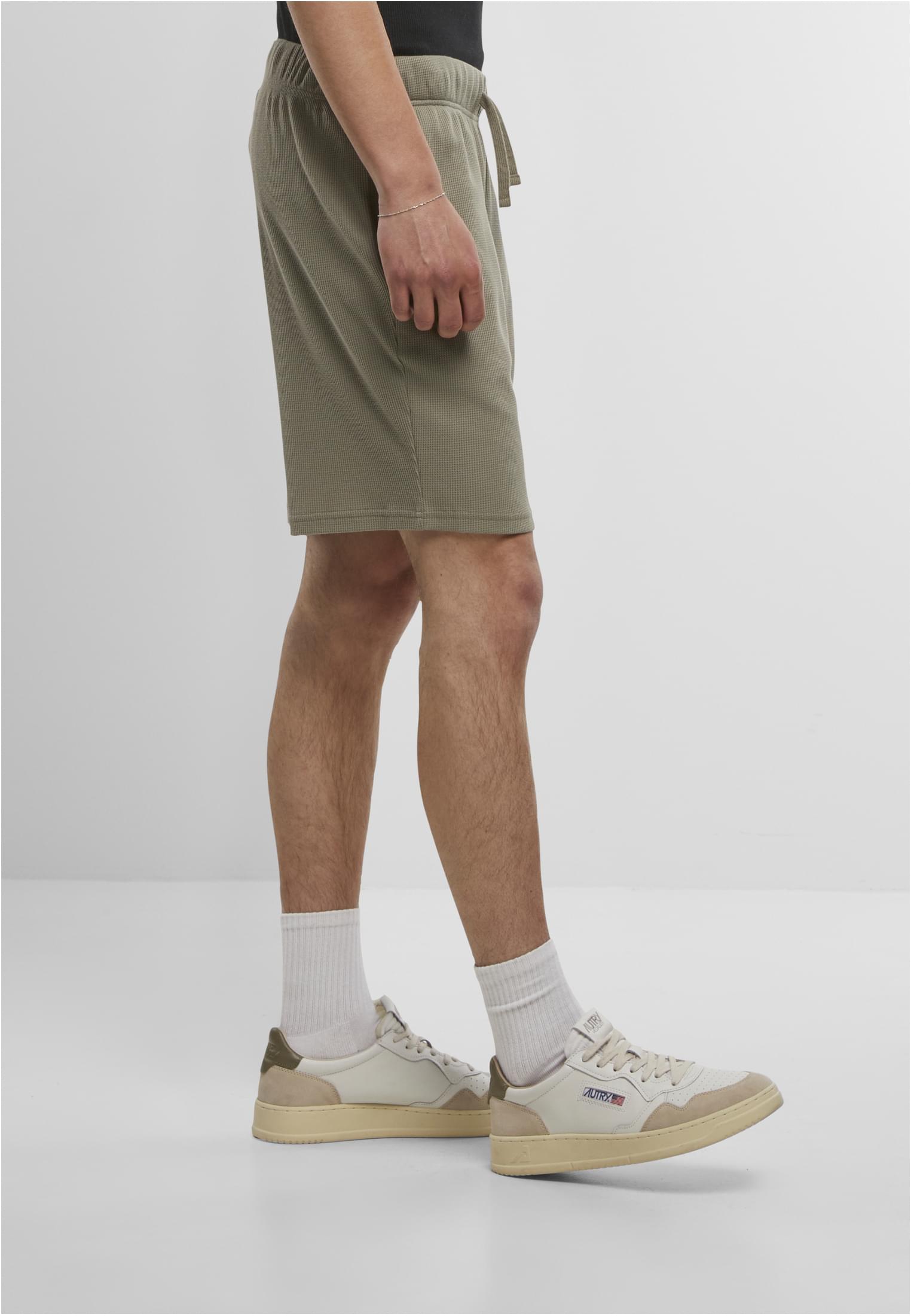 UC Men Pantaloncini Waffle Sweat paleolive