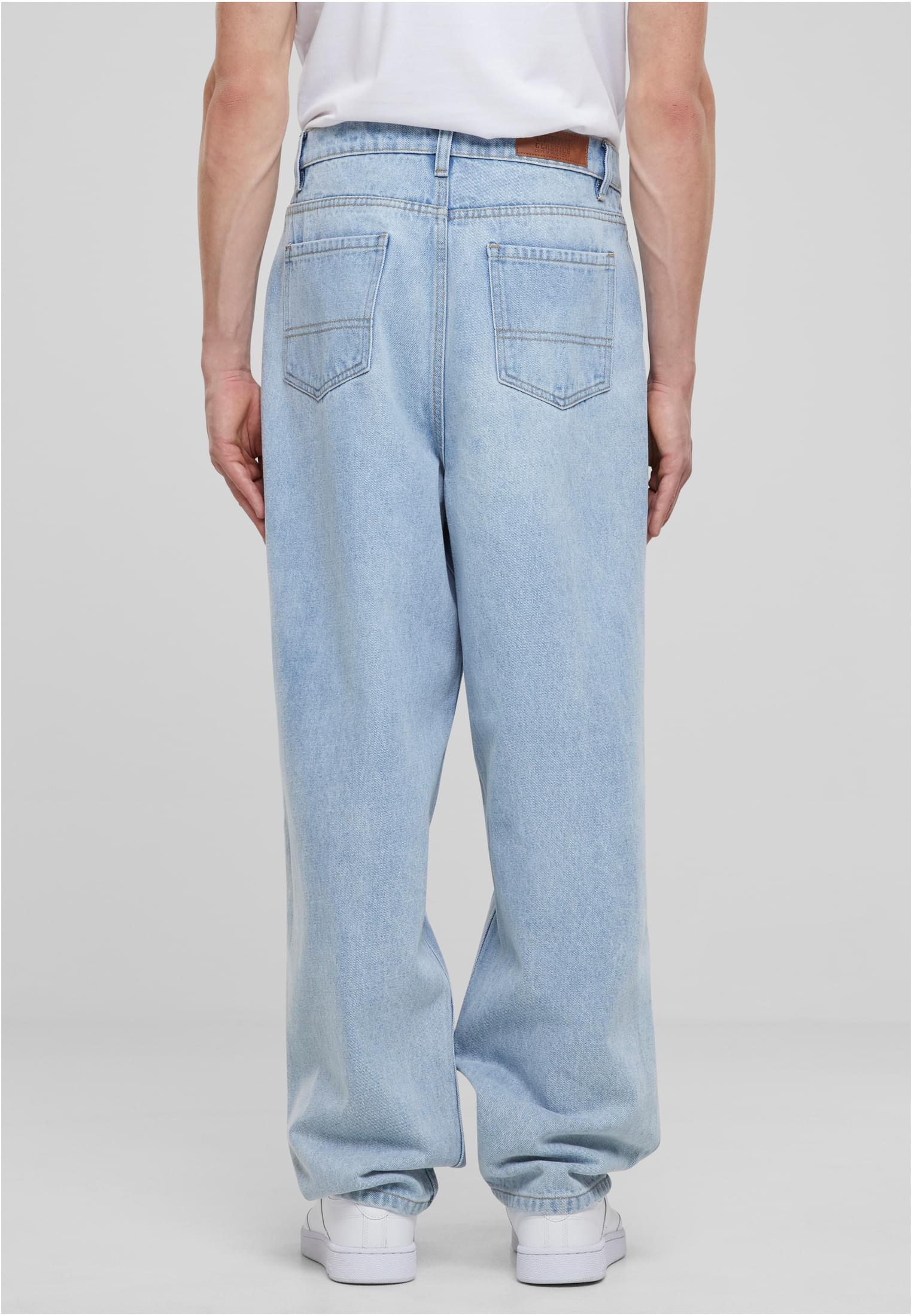 UC Men Jeans Heavy Ounce Knee Cut Baggy Fit new washed