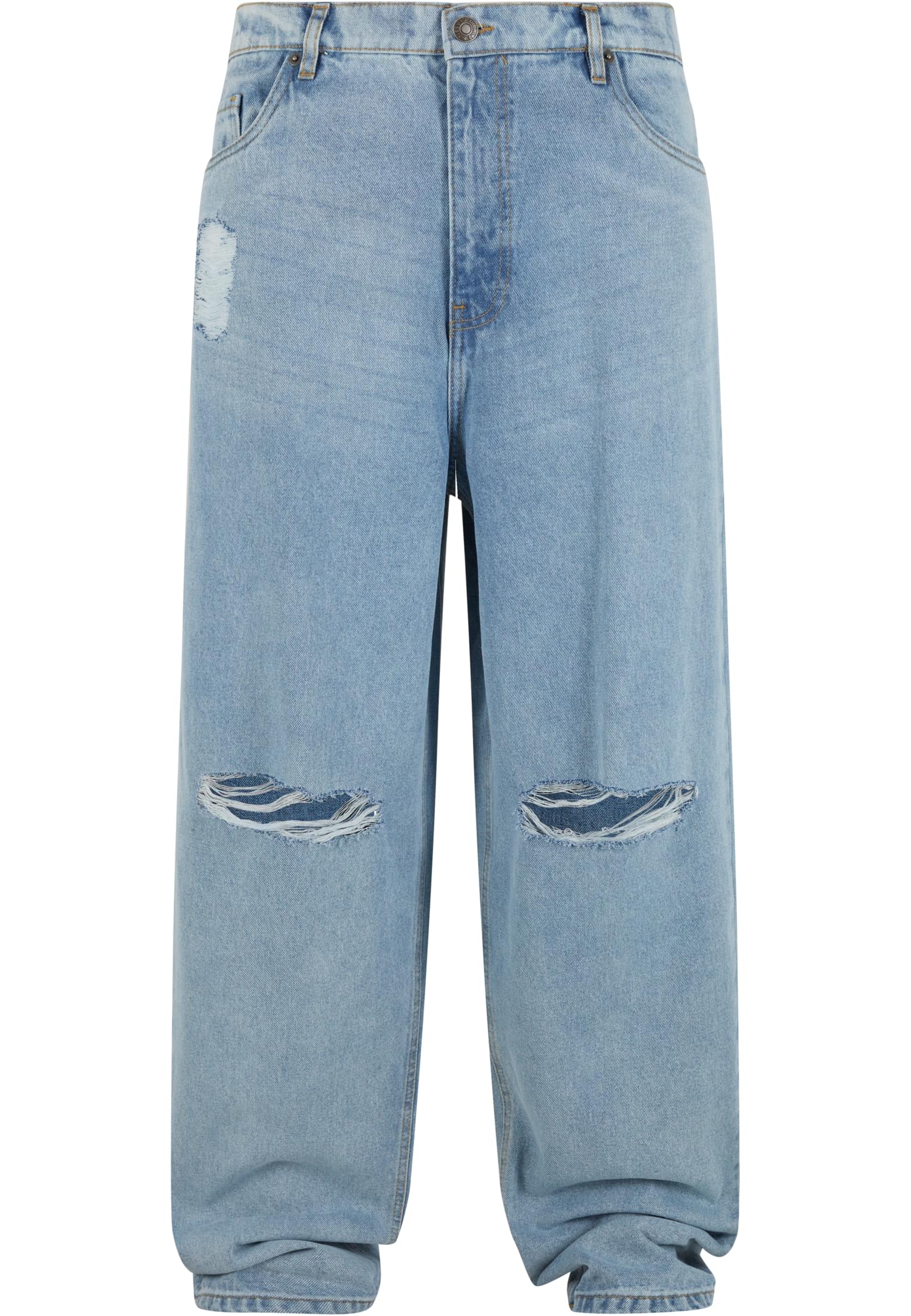 UC Men Jeans Heavy Ounce Knee Cut Baggy Fit new washed