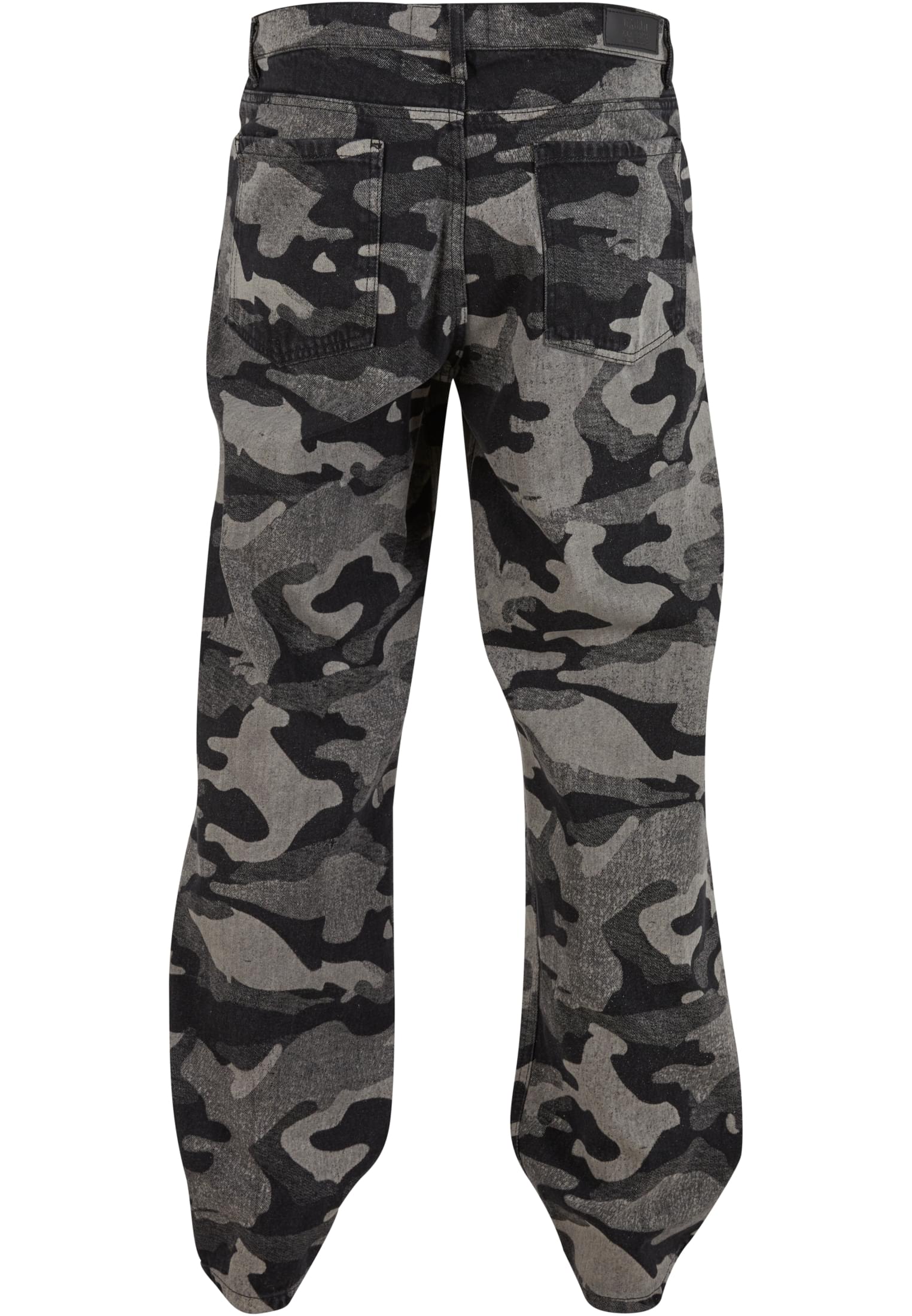 Urban Classics Jeans Laser Camo Printed blacklasercamo