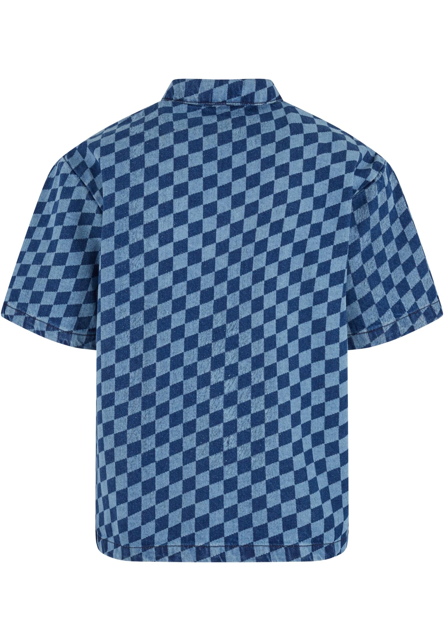 Urban Classics Camicia Laser Check Printed Boxy bluelasercheck