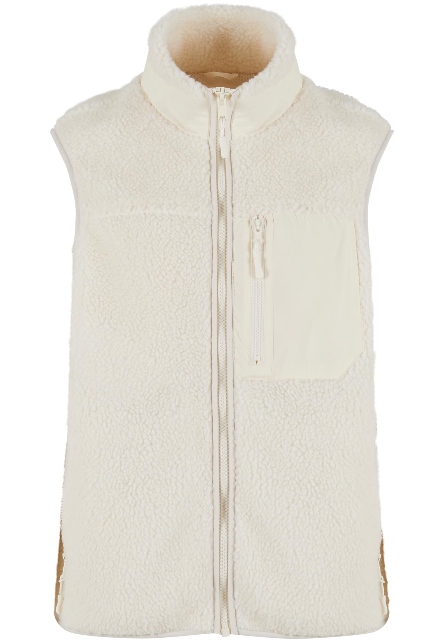 UC Men Gilet Sherpa whitesand