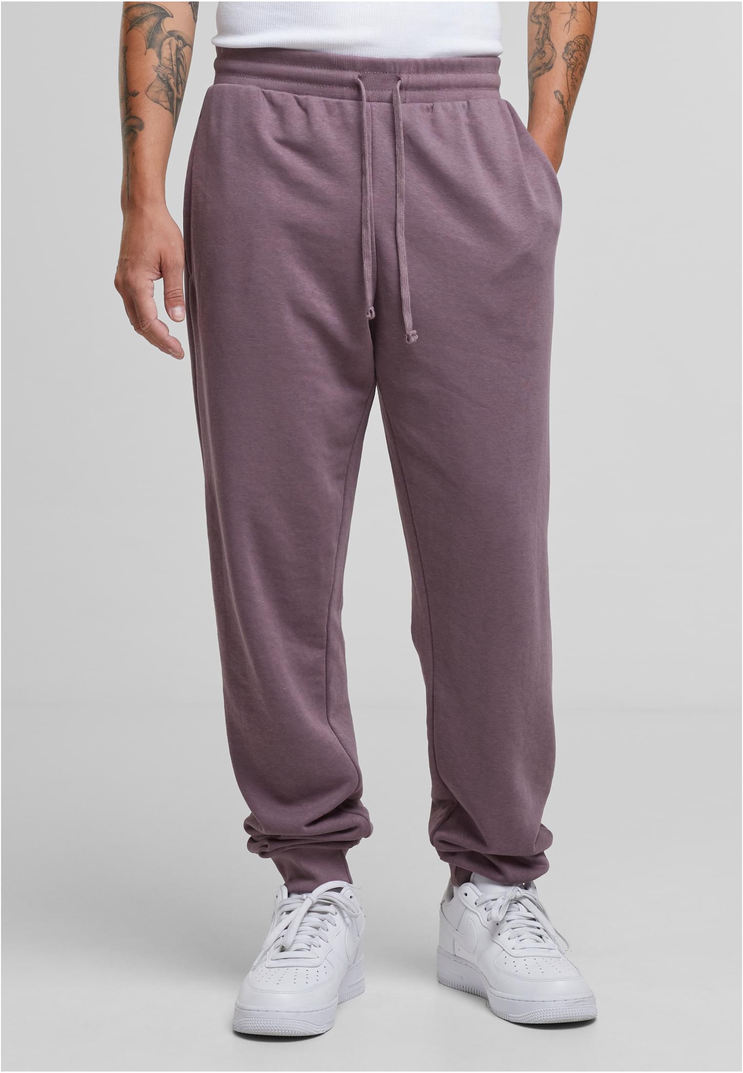 UC Men Pantaloni della tuta Light Terry Basic fadedpurple