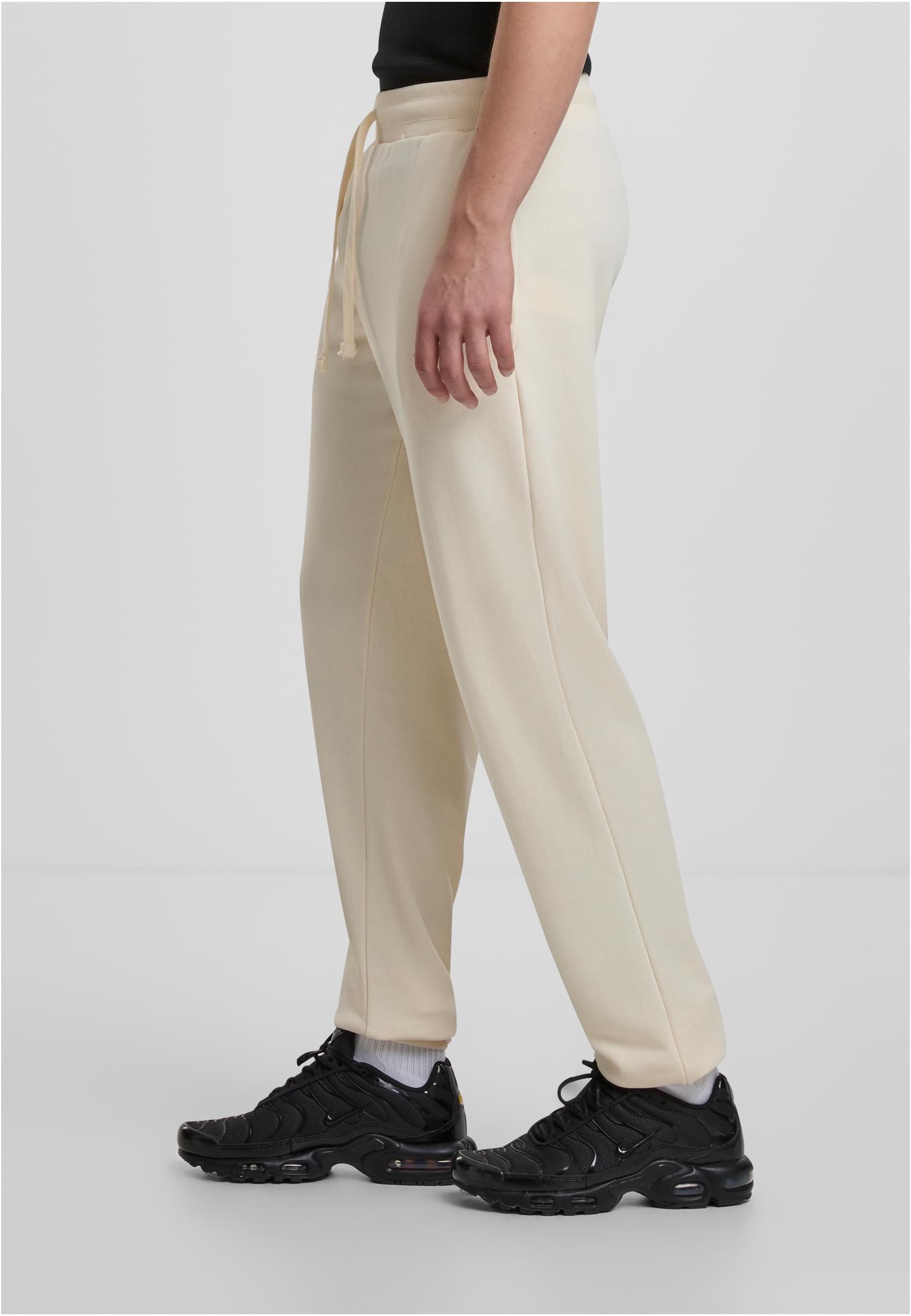 Urban Classics Pantaloni della tuta Light Terry Basic whitesand