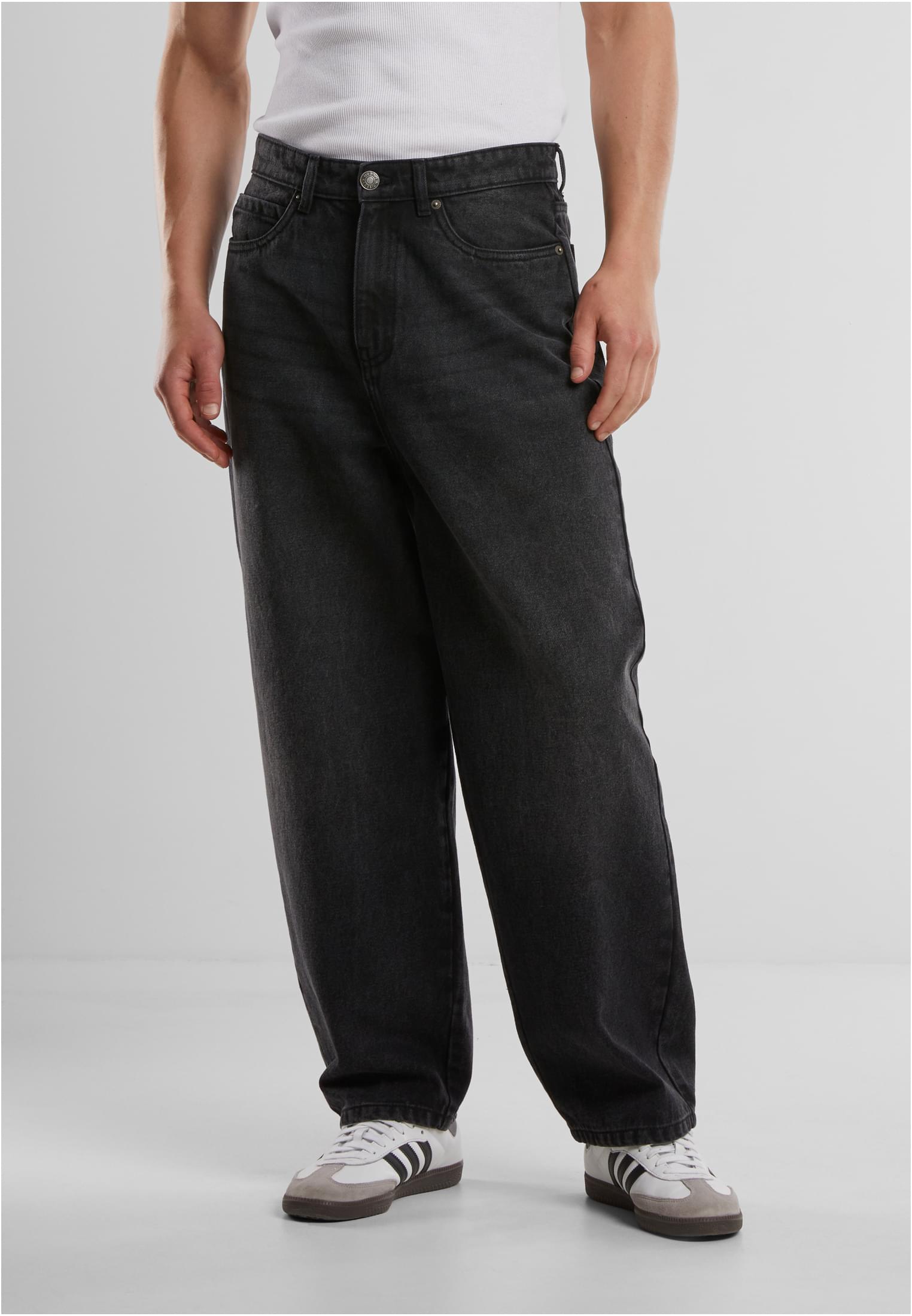 UC Men Jeans Tapered Heavy Ounce Baggy washed