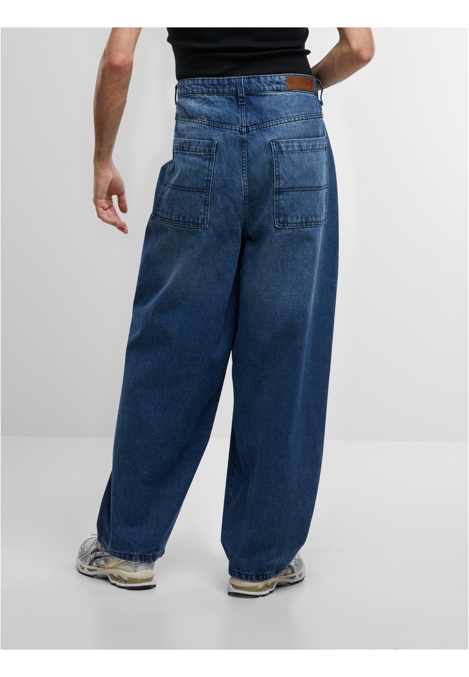 Urban Classics Jeans Tapered Heavy Ounce Baggy middeepblue