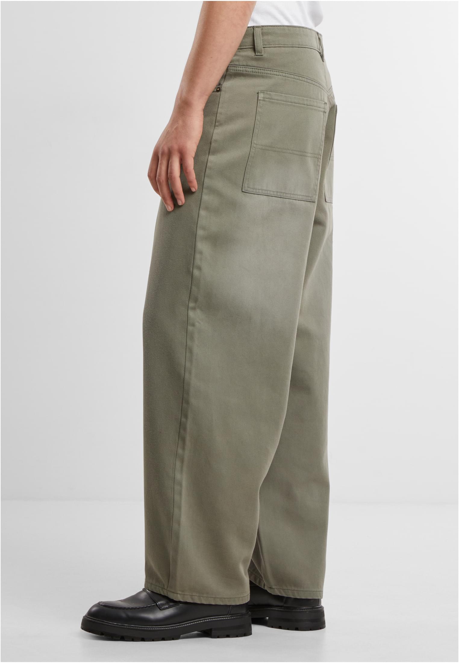 UC Men Jeans Tapered Heavy Ounce Baggy paleolive