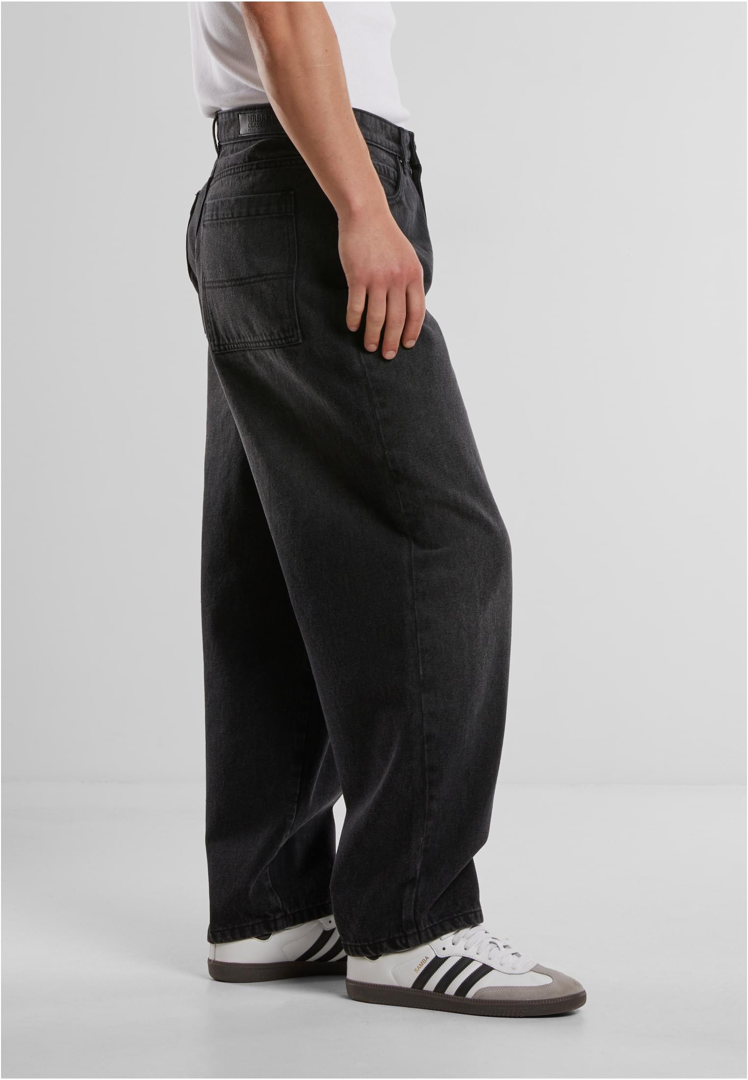 UC Men Jeans Tapered Heavy Ounce Baggy washed