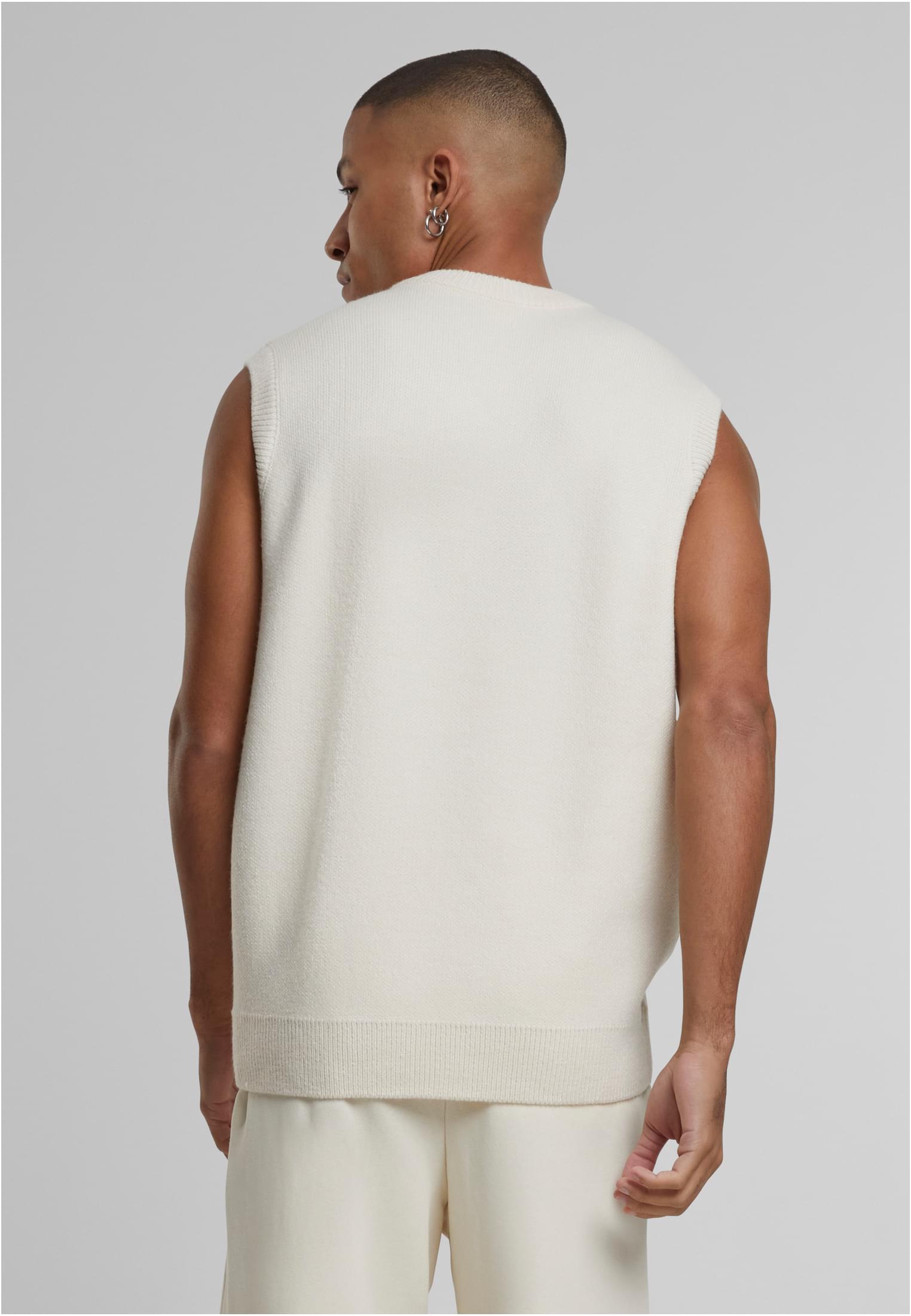 UC Men Gilet Knitted whitesand