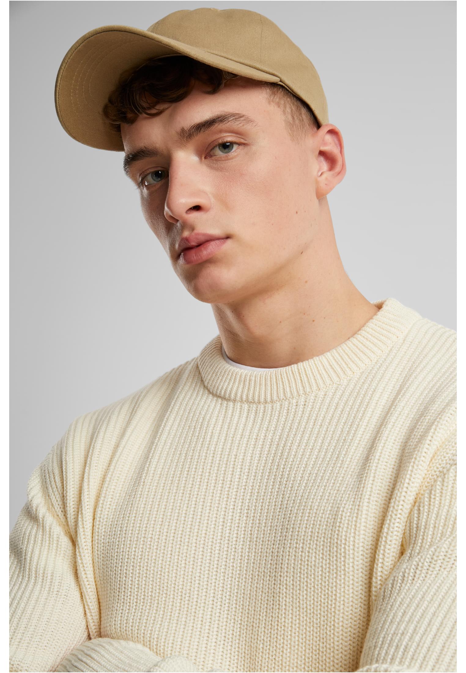 UC Men Maglione Rib Basic whitesand