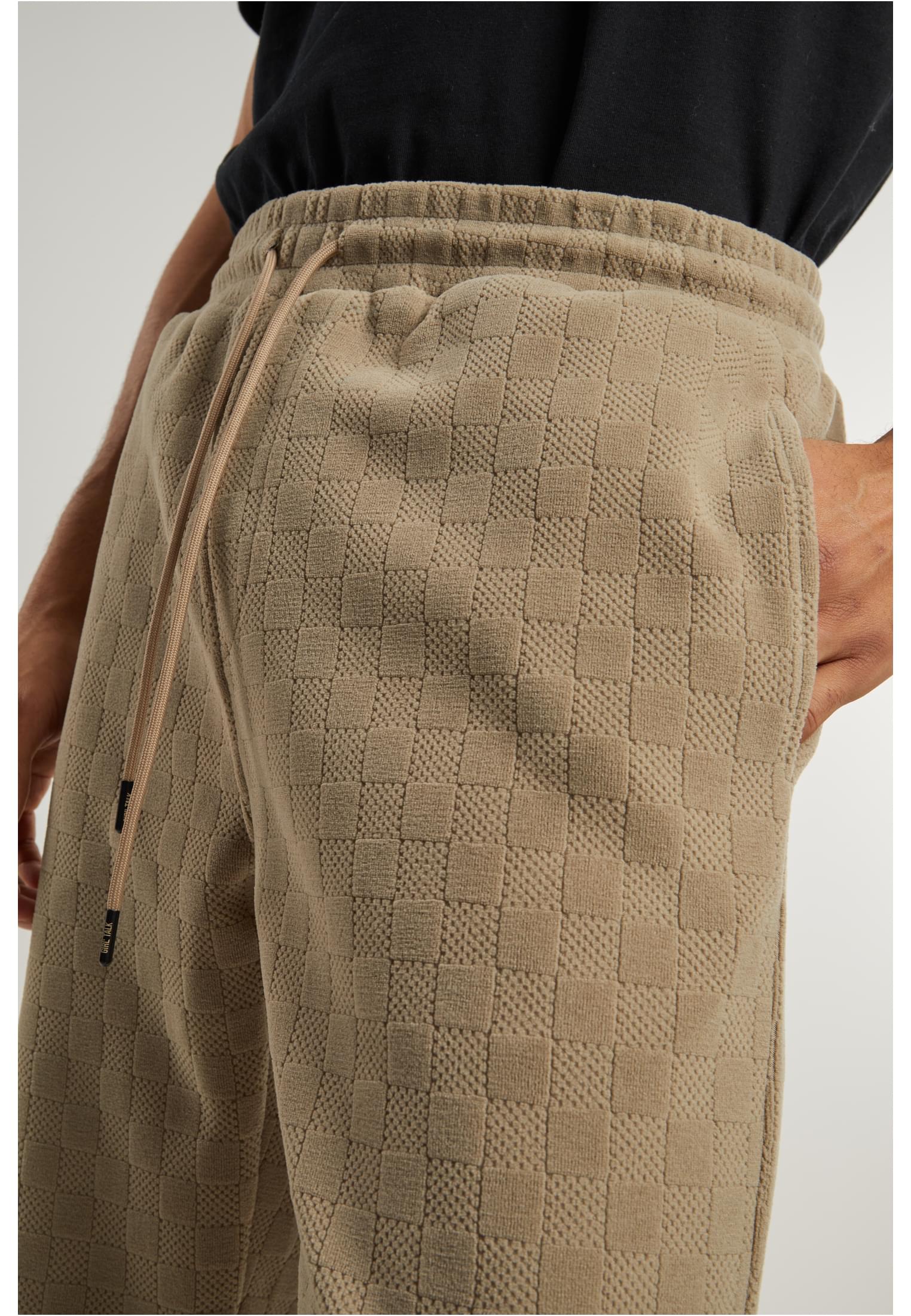 Urban Classics Pantaloni della tuta Jacquard Velvet Wide unionbeige