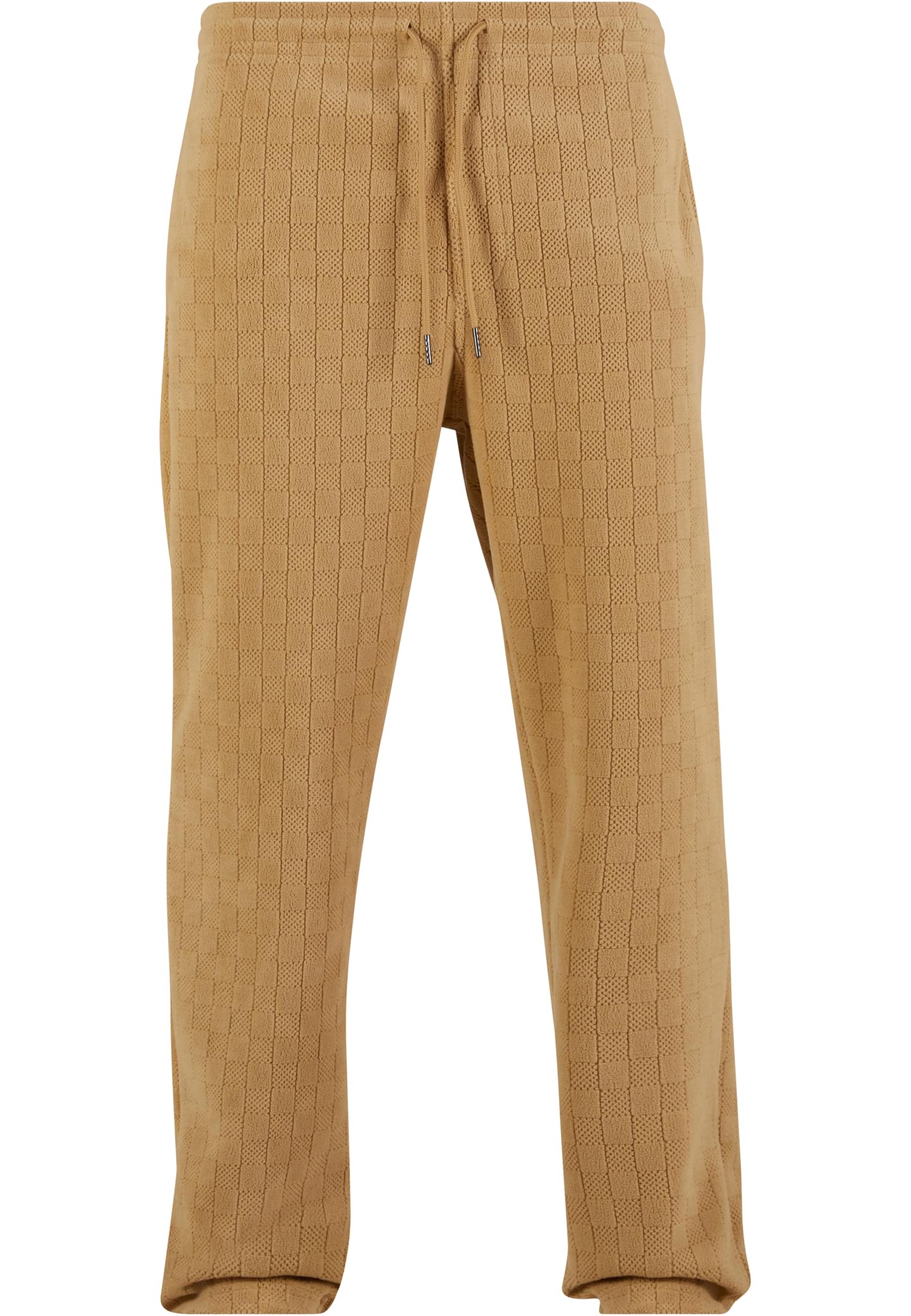 Urban Classics Pantaloni della tuta Jacquard Velvet Wide unionbeige