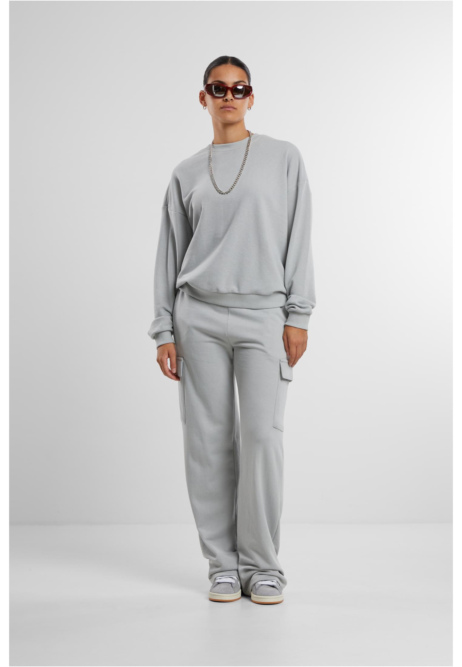 Urban Classics Pantaloni Baggy Light Terry Sweat lightasphalt
