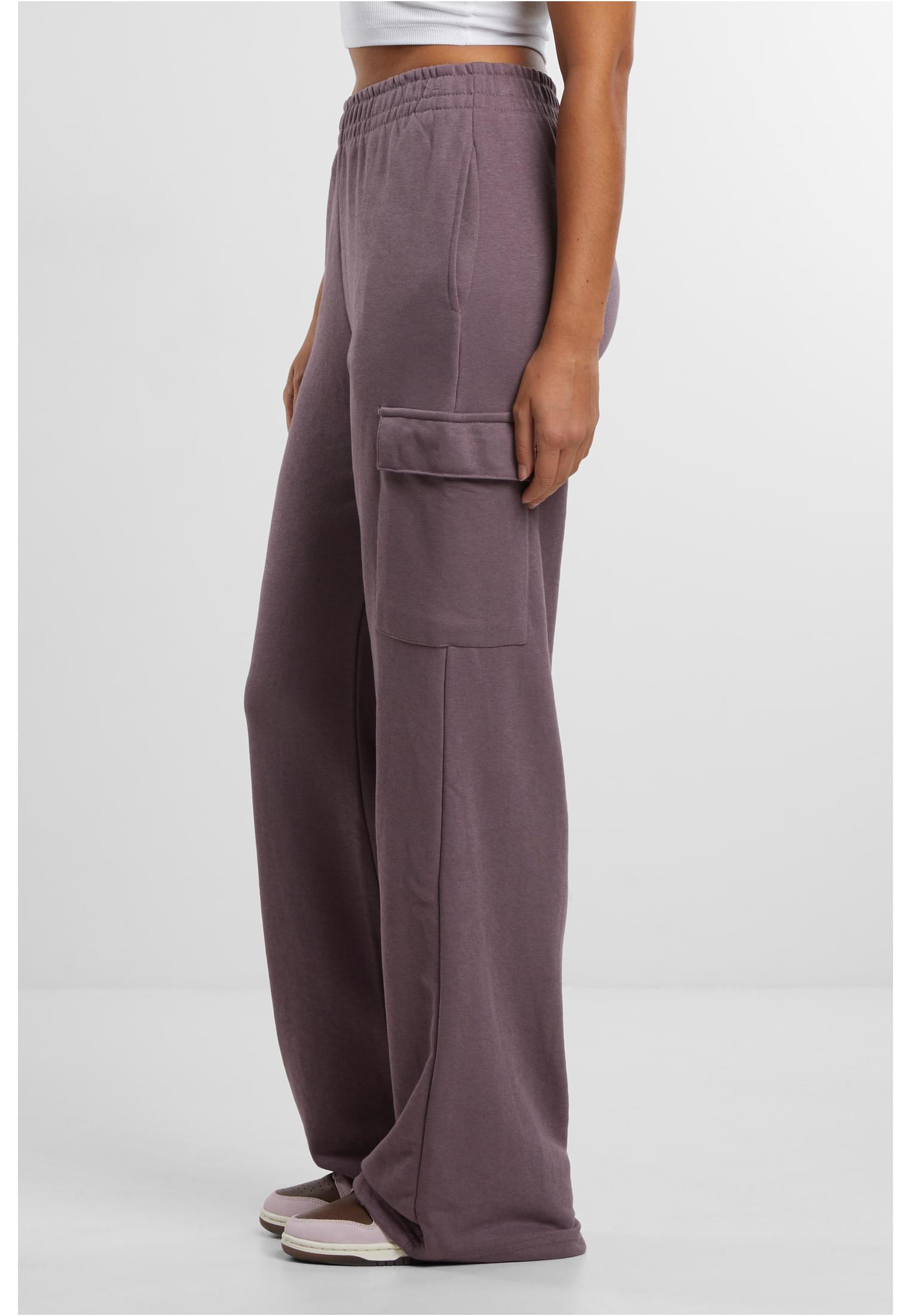 UC Ladies Pantaloni Baggy Light Terry Sweat fadedpurple