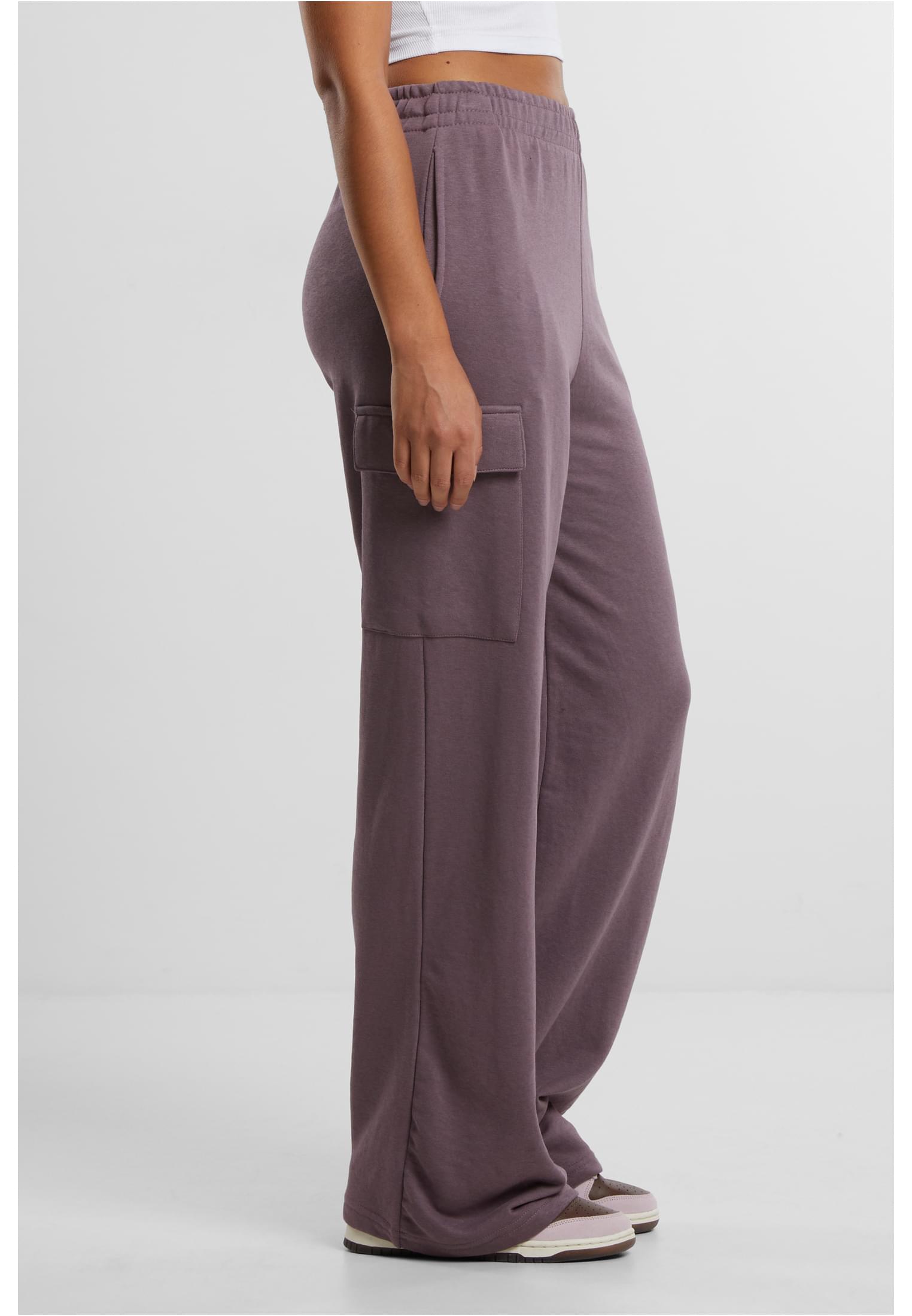 UC Ladies Pantaloni Baggy Light Terry Sweat fadedpurple