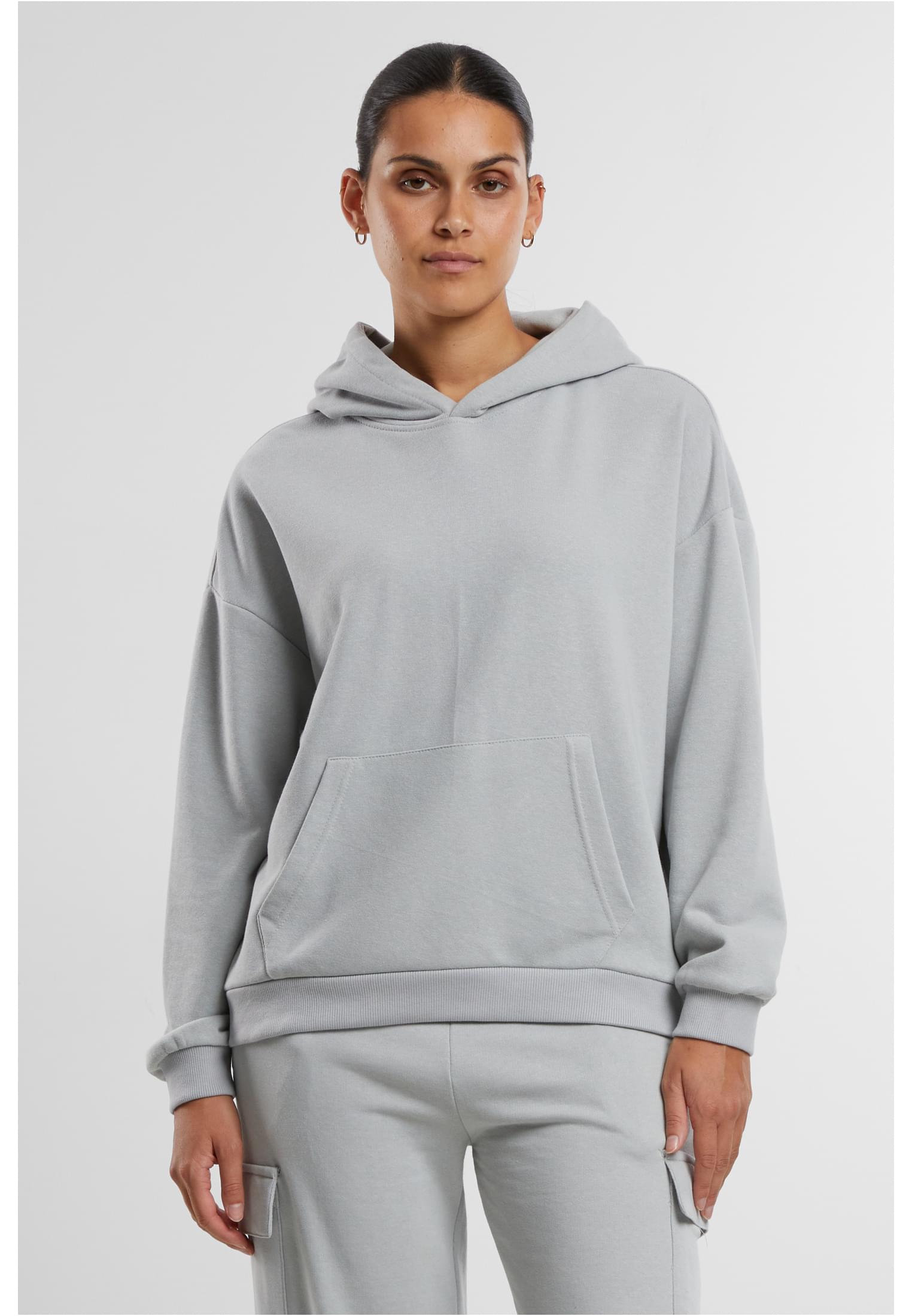 UC Ladies Felpa con cappuccio Light Terry Oversized lightasphalt